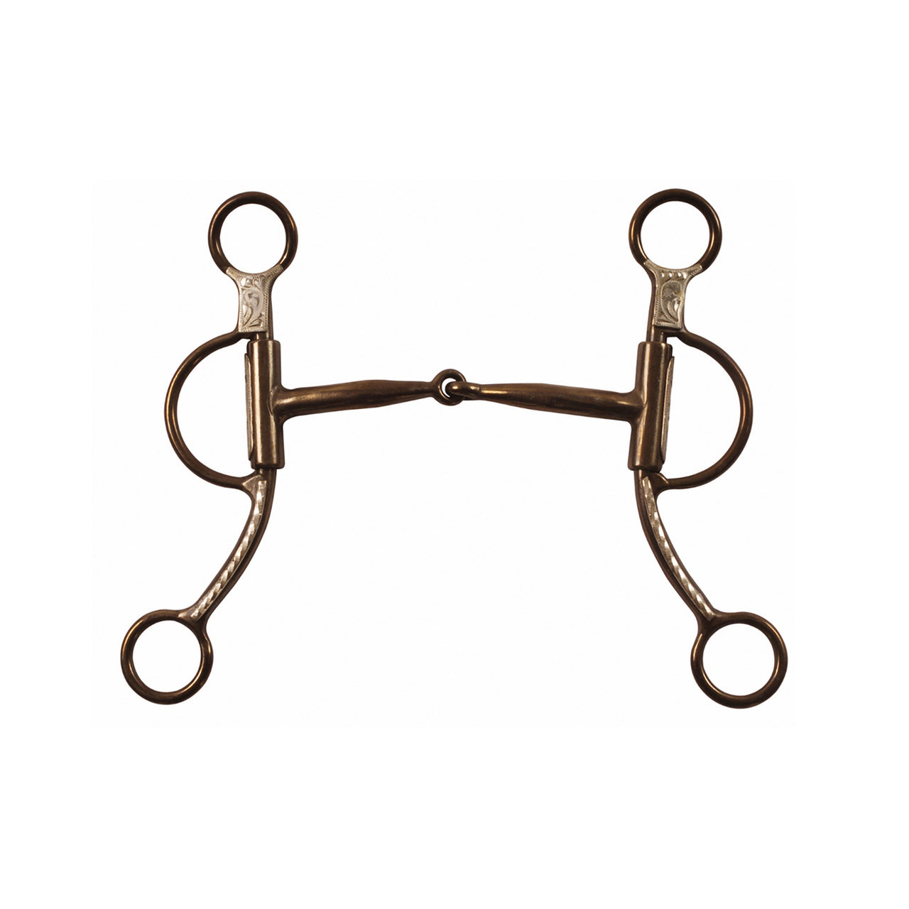 MORSO WESTERN FERRO BRUNITO ASTE CORTE DECORATE | Imboccature e Accessori | Imboccature e Accessori | Pool's