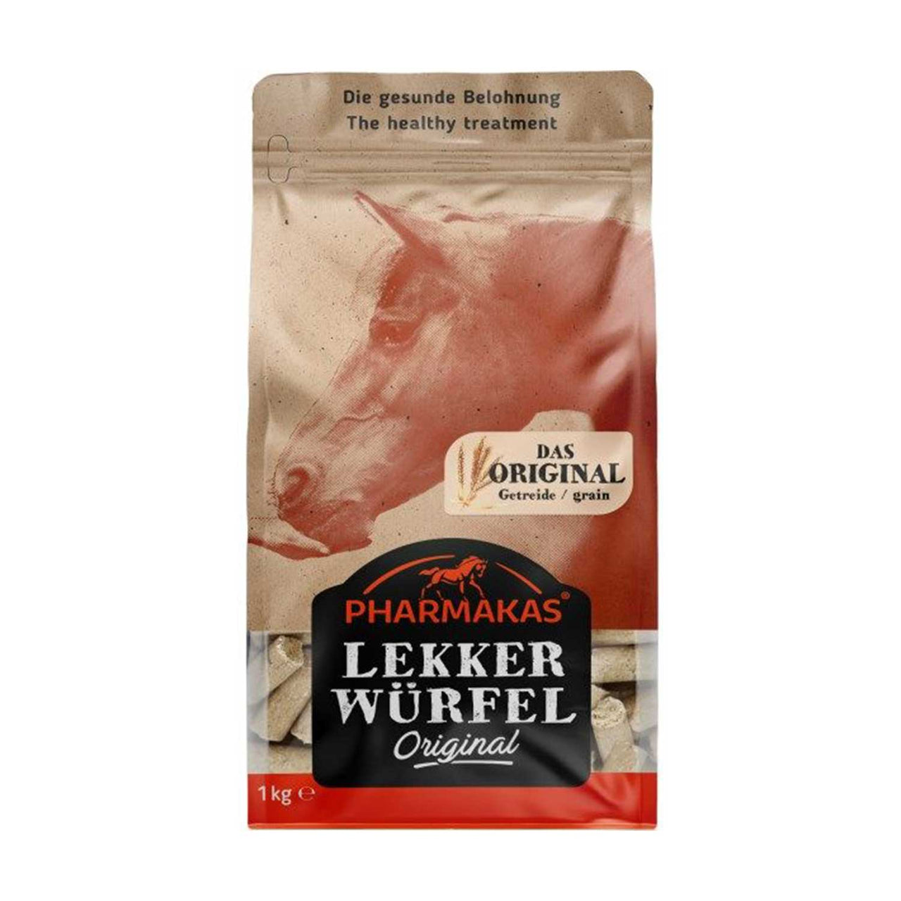 SNACK PHARMAKA LEKKERWURFEL ORIGINAL 1 KG | Cura del Cavallo | Biscotti per Cavalli | Pharmakas