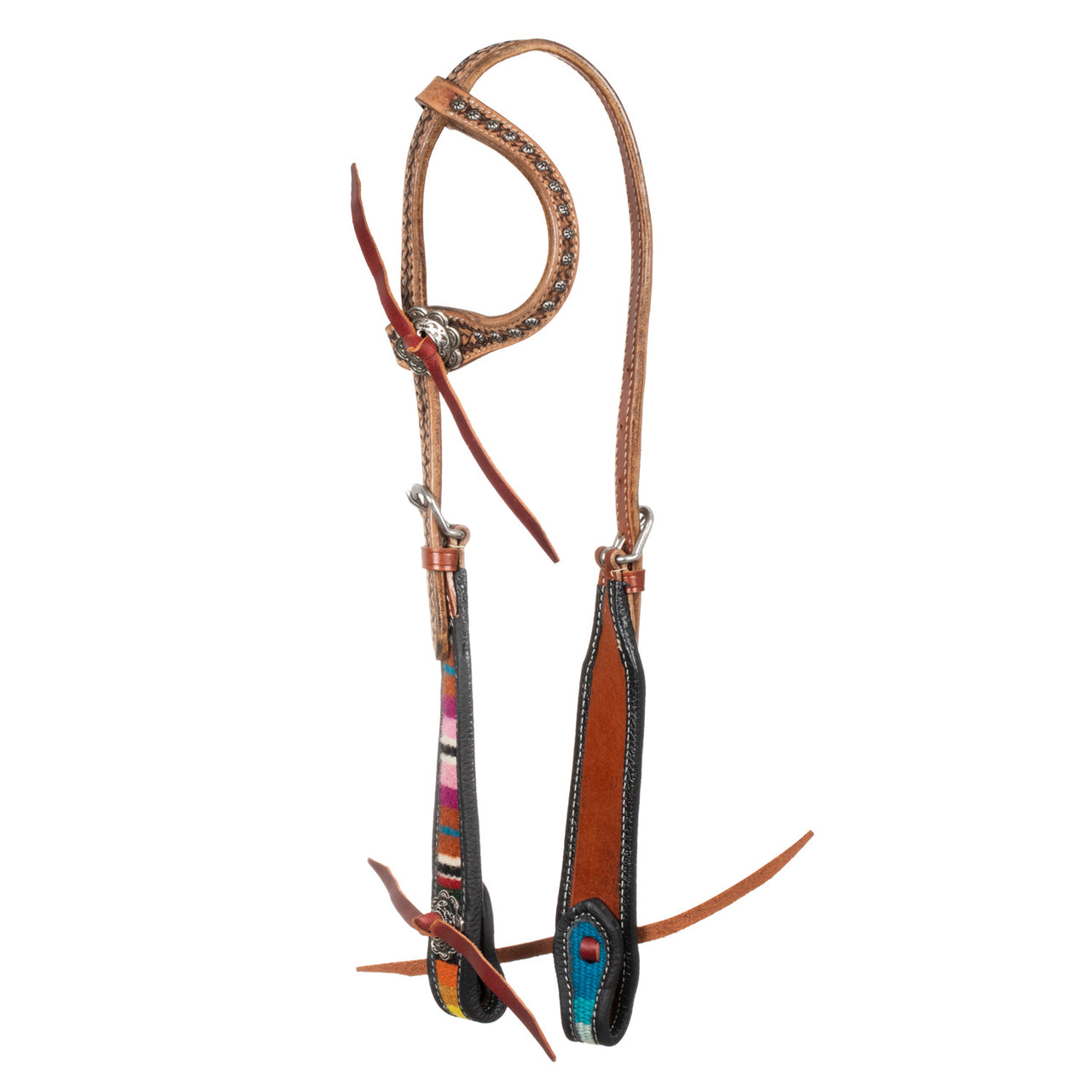 Briglia western con decorazioni simil tappeto | Briglie e Accessori | Corone | Pool's