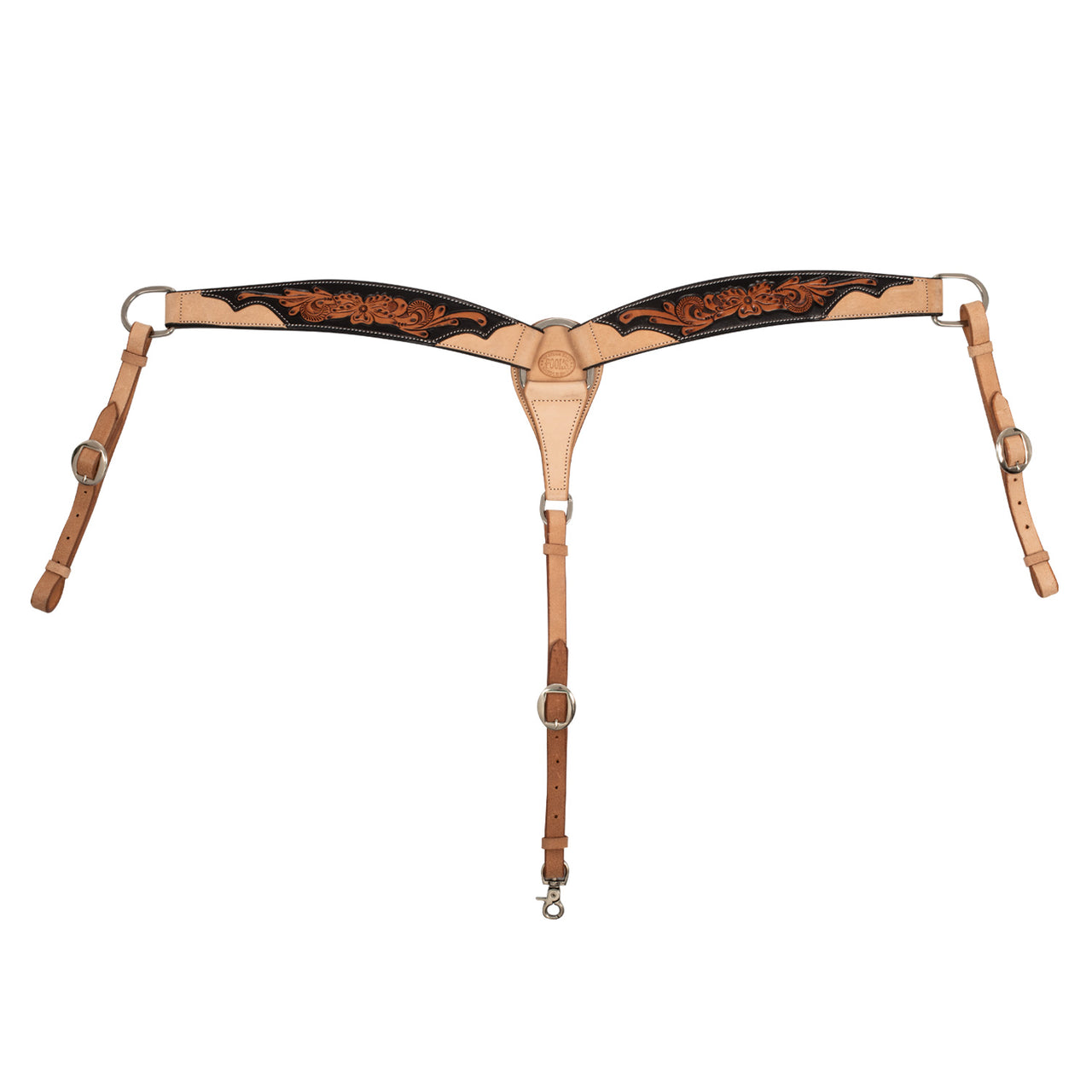 PETTORALE WESTERN LAVORAZIONE DARK FLORAL | Martingale e Pettorali | Pettorali | Pool's