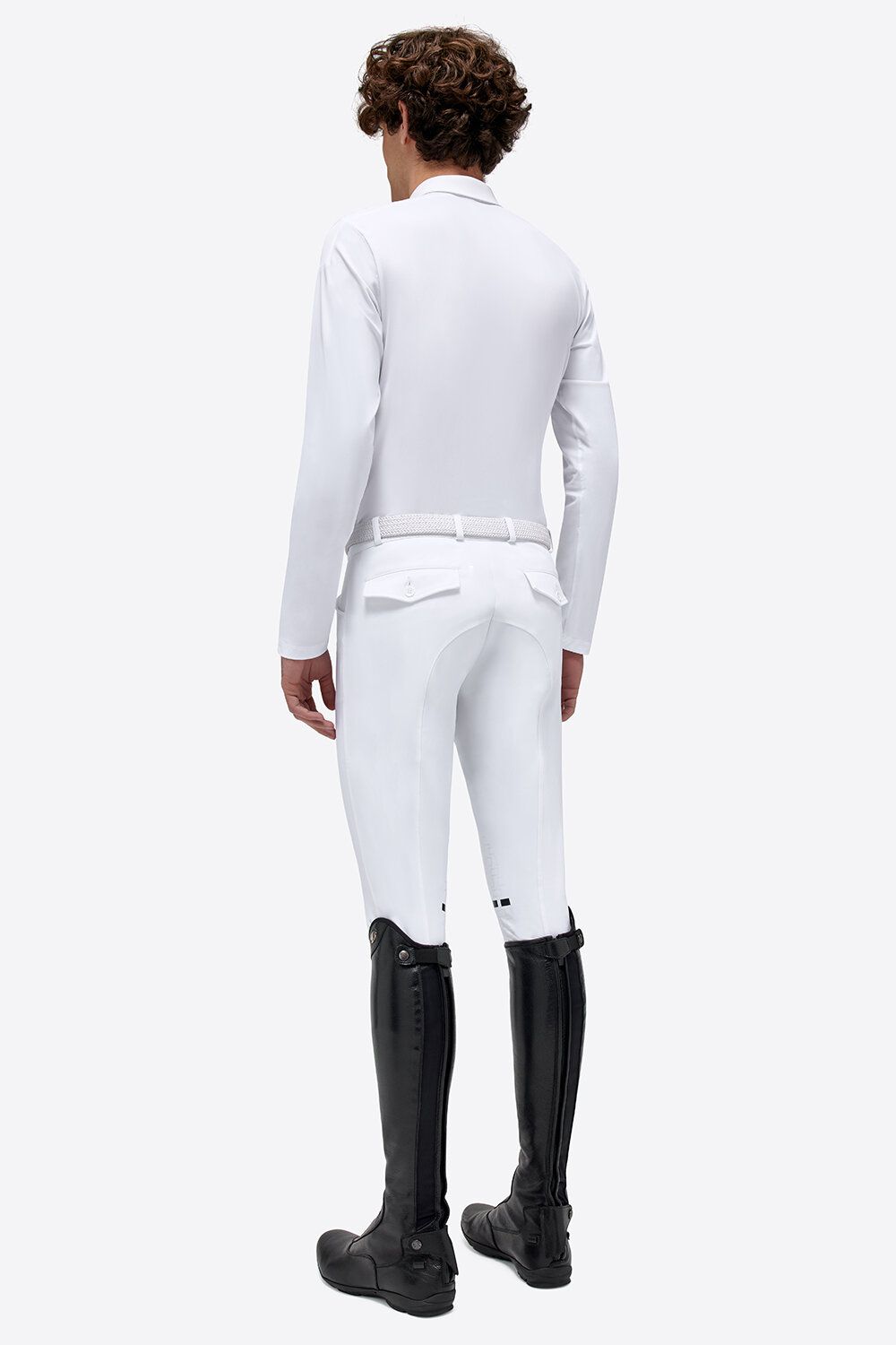 Polo da competizione con zip uomo RG