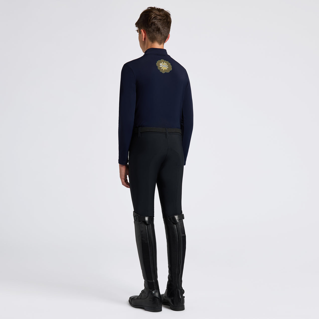 Camicia Cavalleria Toscana da Competizione da Bambino in Jersey Tecnico e Zip | Abbigliamento | Camicie | Cavalleria Toscana