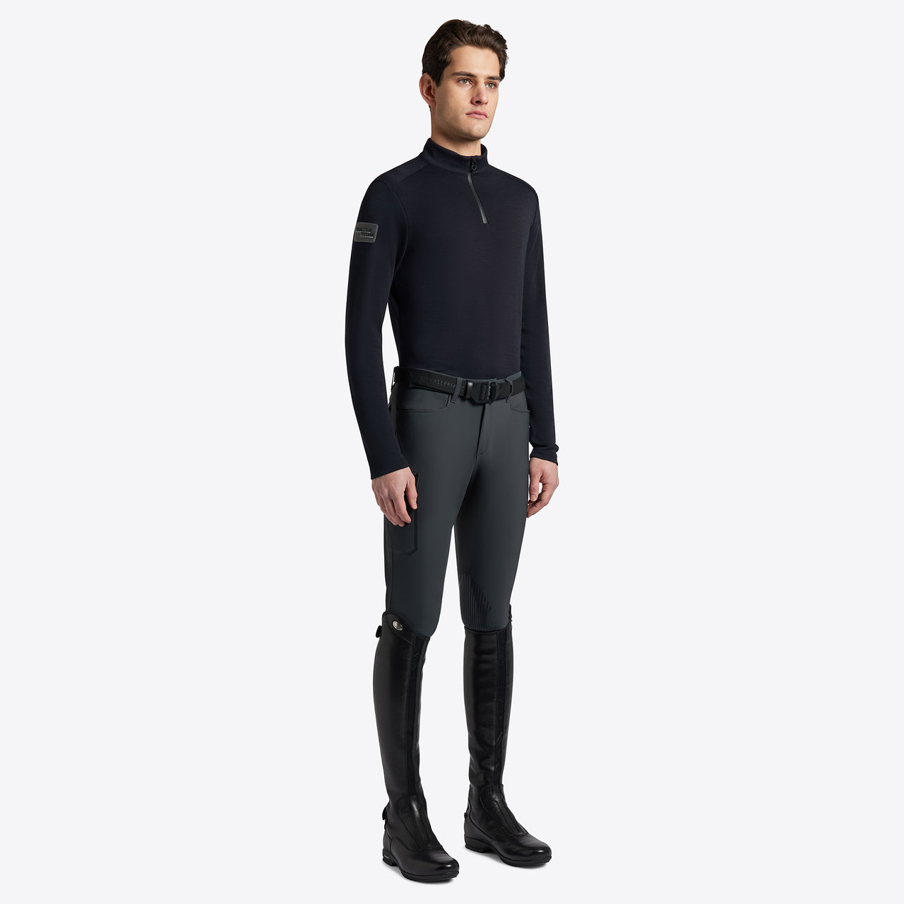 Polo Cavalleria Toscana da allenamento in lana tecnica | Abbigliamento | Polo | Cavalleria Toscana