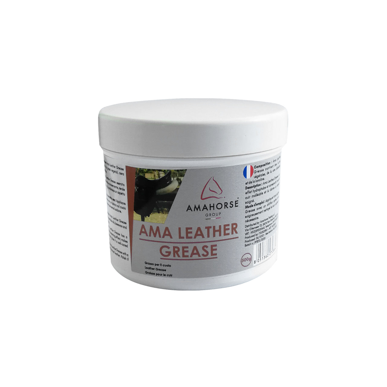 AMA LEATHER GREASE GRASSO PER CUOIO (500 gr) | Prodotti manutenzione | Cura del Cuoio | AmaHorse