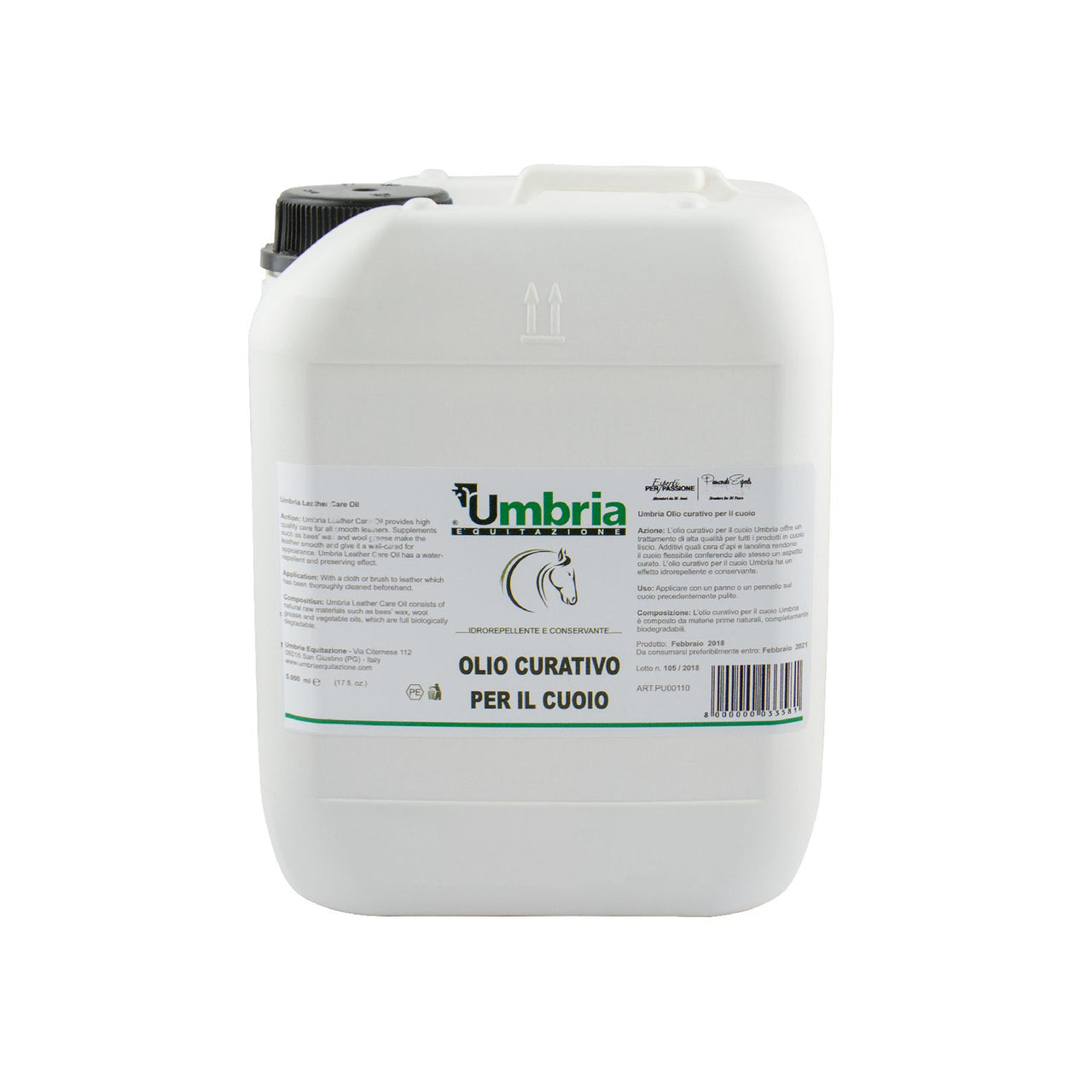 AMA LEATHER OIL OLIO PER CUOIO (5 LT) | Prodotti manutenzione | Cura del Cuoio | AmaHorse