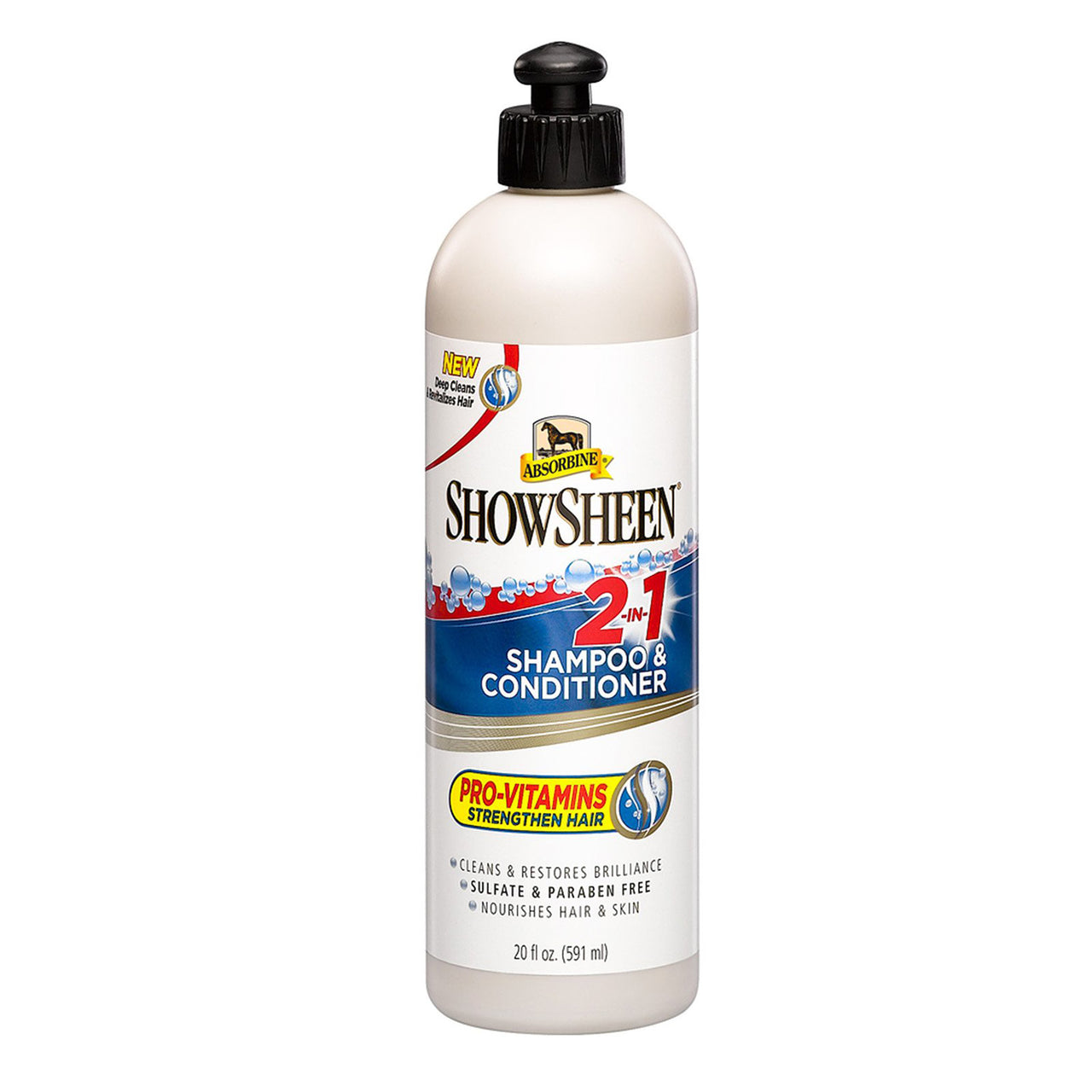 SHOWSHEEN SHAMPOO & CONDITIONER (591 ML) | Cura del Cavallo | Shampoo per Cavalli | Absorbine