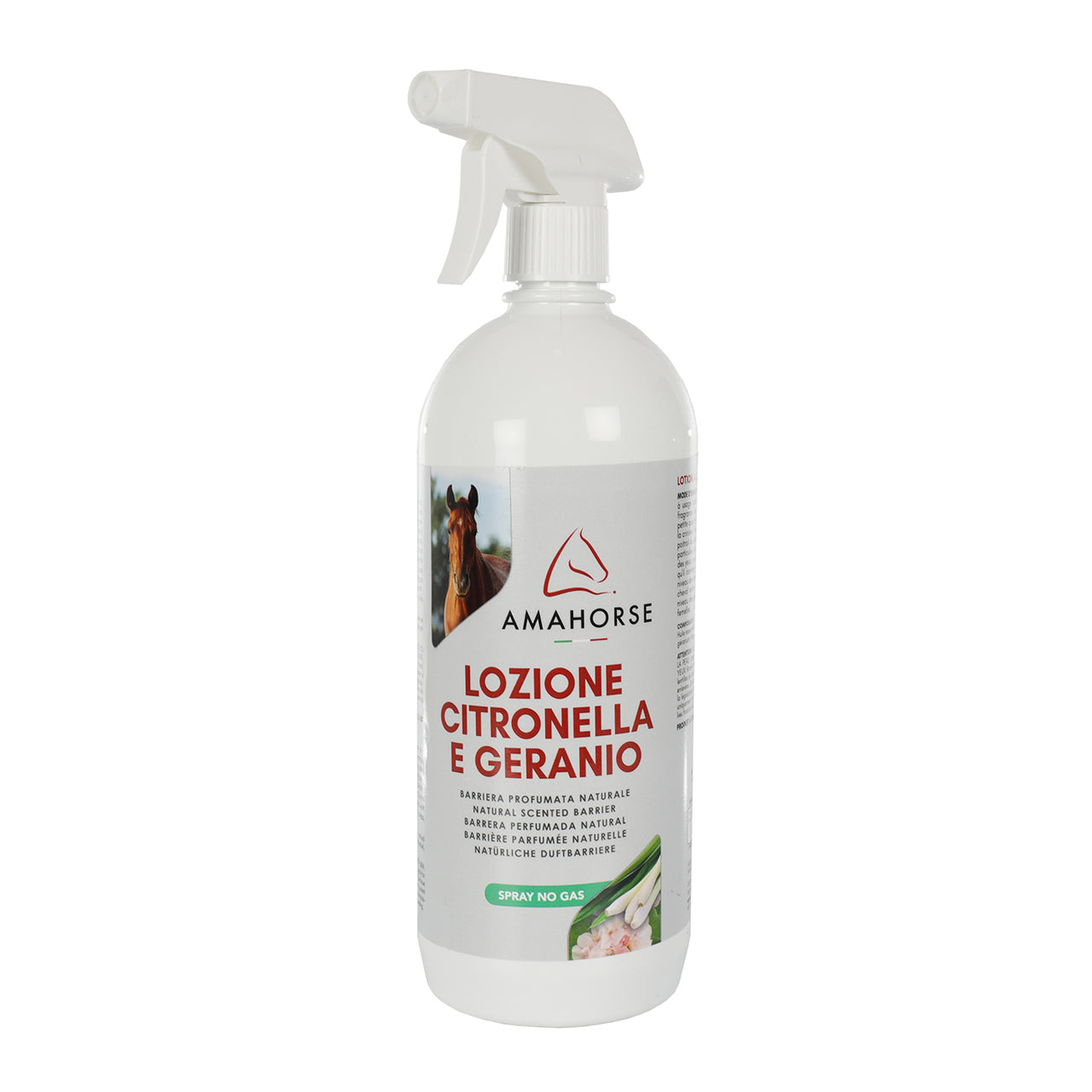 LOZIONE CITRONELLA E GERANIO (1 LT) | Cura del Cavallo | Repellenti | AmaHorse
