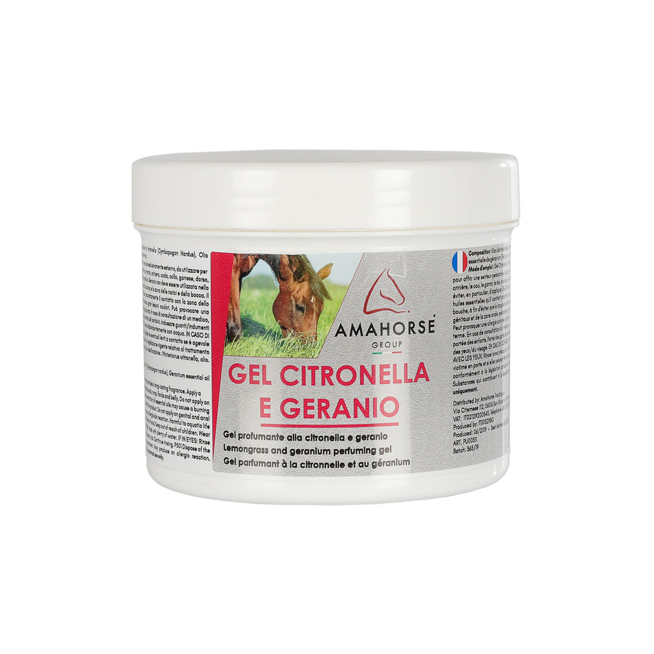 GEL CITRONELLA E GERANIO (500 gr) | Cura del Cavallo | Repellenti | AmaHorse
