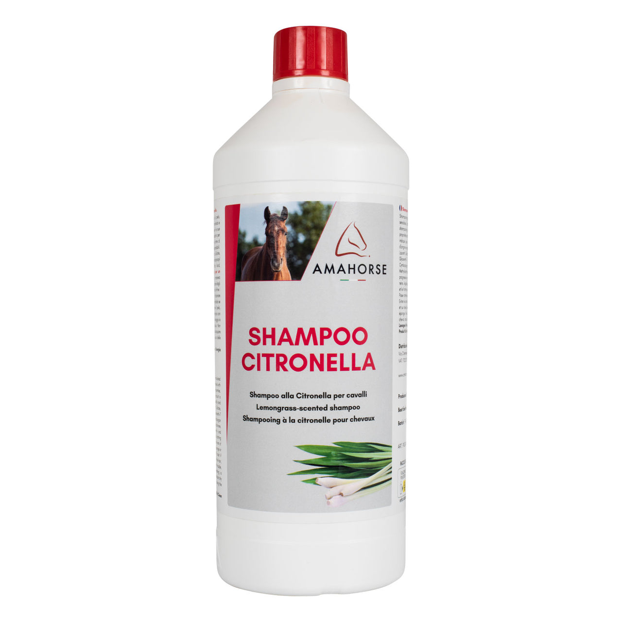 AMAGO SOAP SHAMPOO ALLA CITRONELLA (1 LT) | Cura del Cavallo | Shampoo per Cavalli | AmaHorse