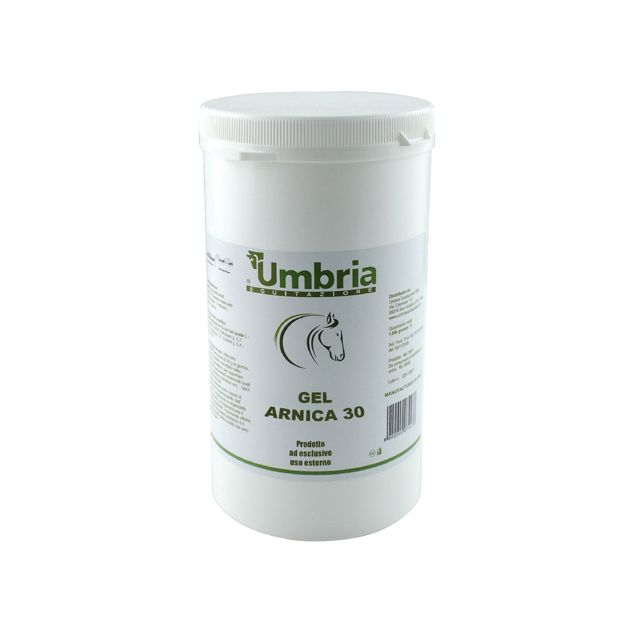 GEL ARNICA 30 (1 KG) | Cura del Cavallo | Benessere e Recupero | Umbria Equitazione