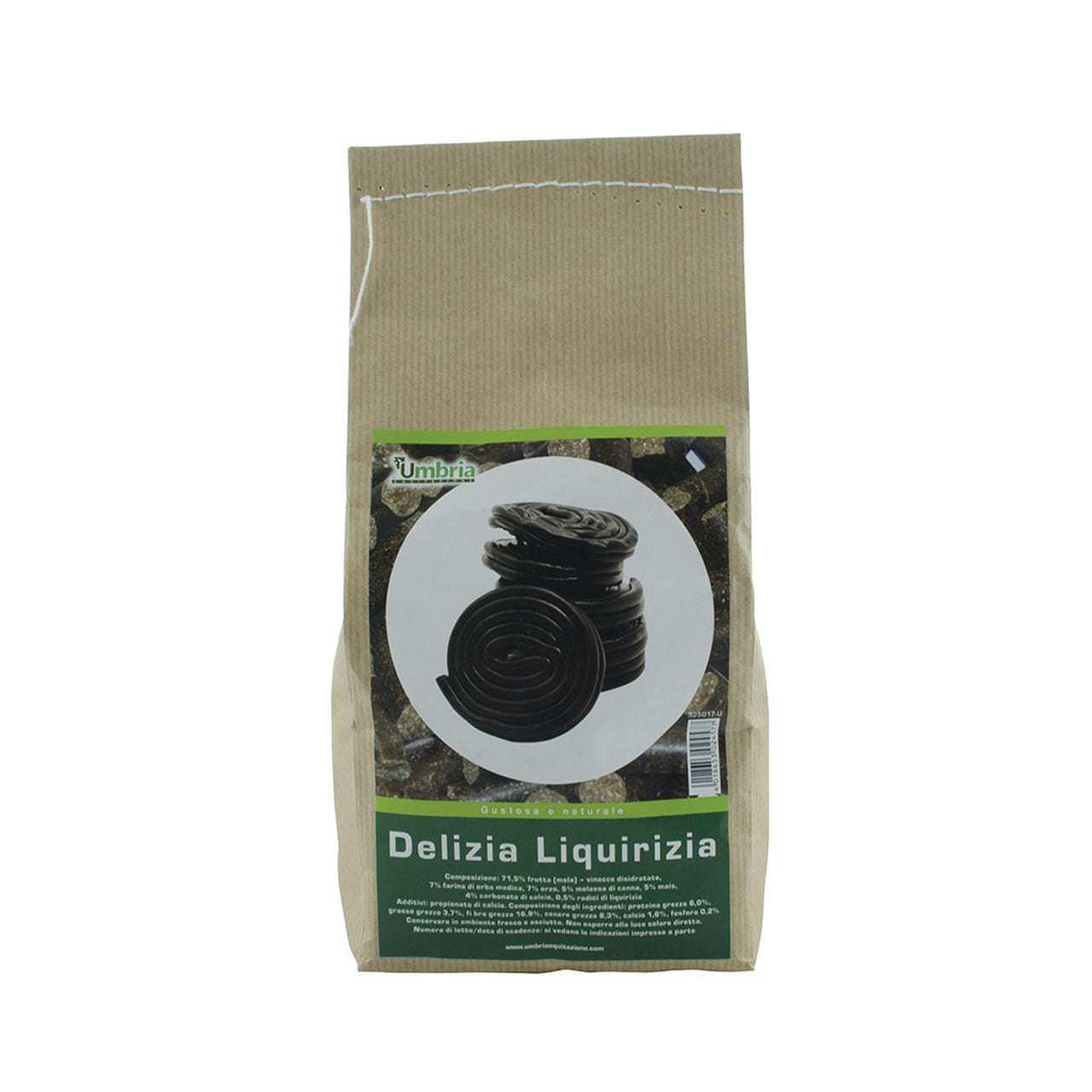 SNACK DELIZIA LIQUIRIZIA (930 GR) | Cura del Cavallo | Biscotti per Cavalli | Umbria Equitazione