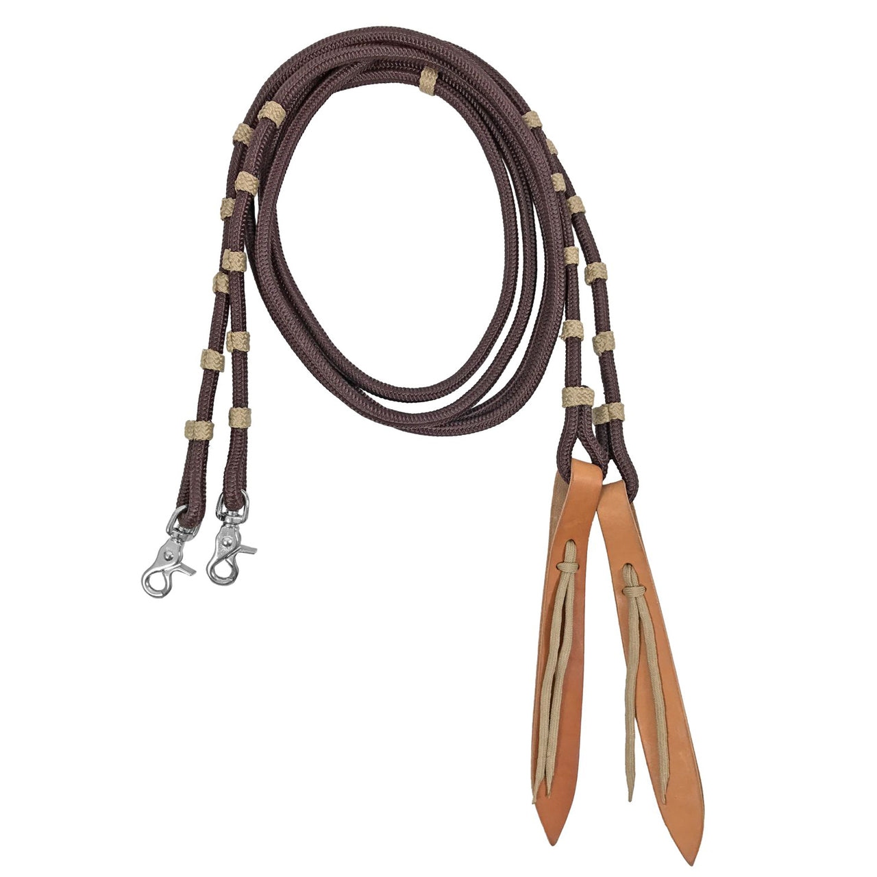 REDINI ROMAL TESSUTO TUBOLARE/CUOIO | Briglie e Accessori | Redini | Lakota