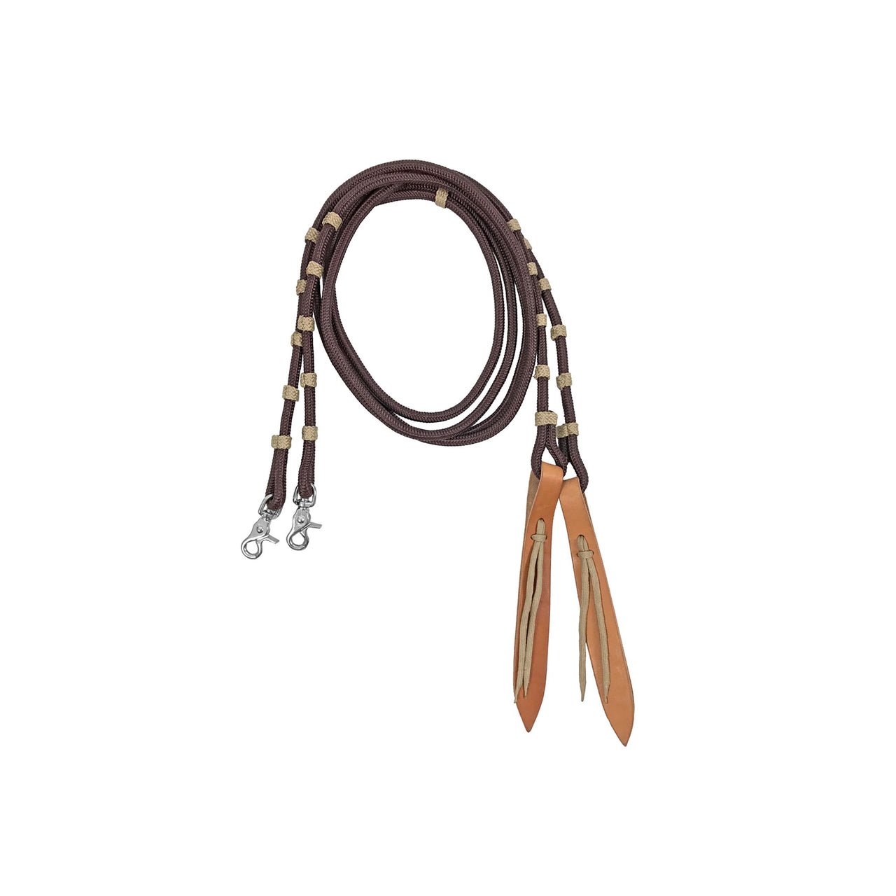 REDINI ROMAL TESSUTO TUBOLARE/CUOIO | Briglie e Accessori | Redini | Lakota