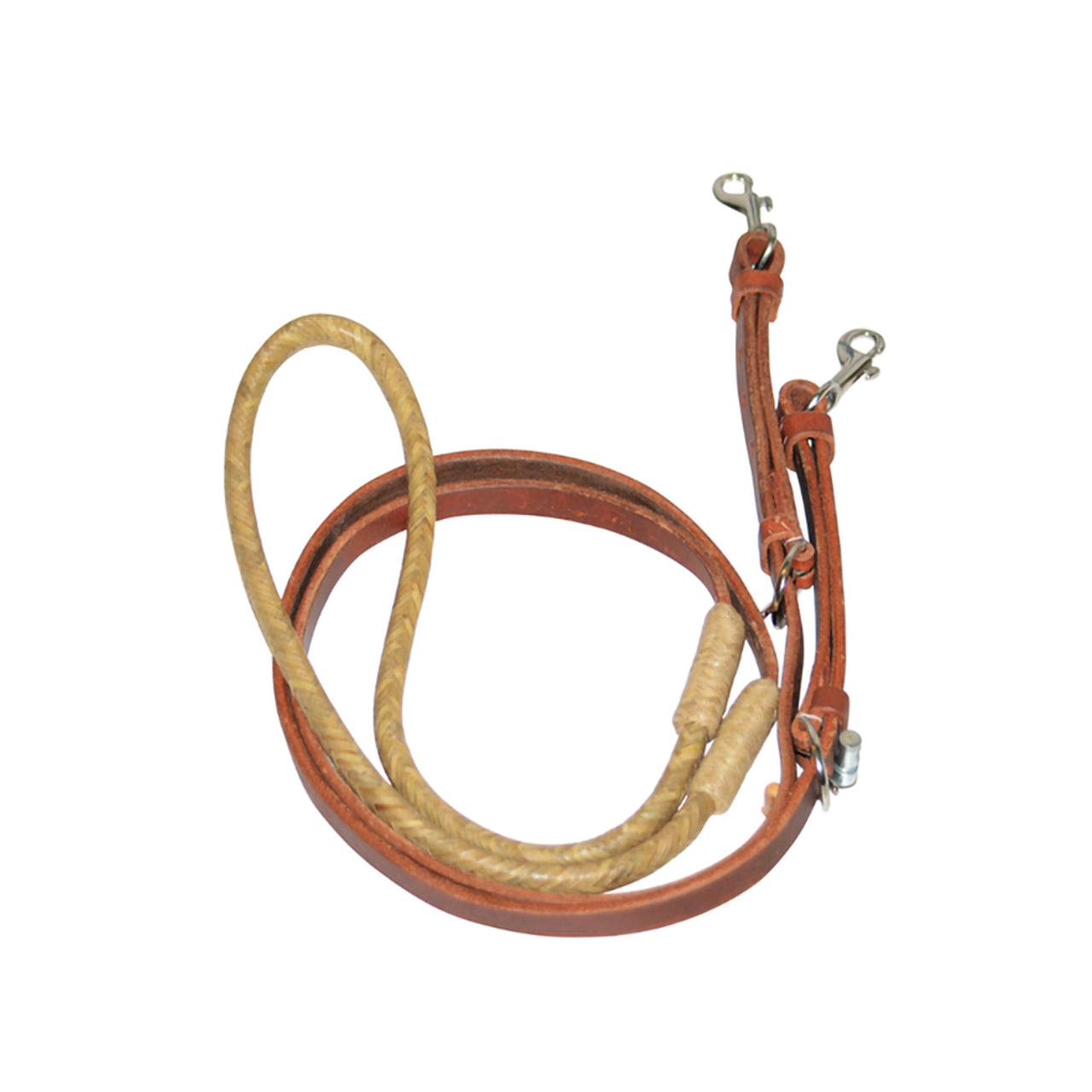 REDINI BARREL CUOIO/RAWHIDE POOL'S | Briglie e Accessori | Redini | Pool's