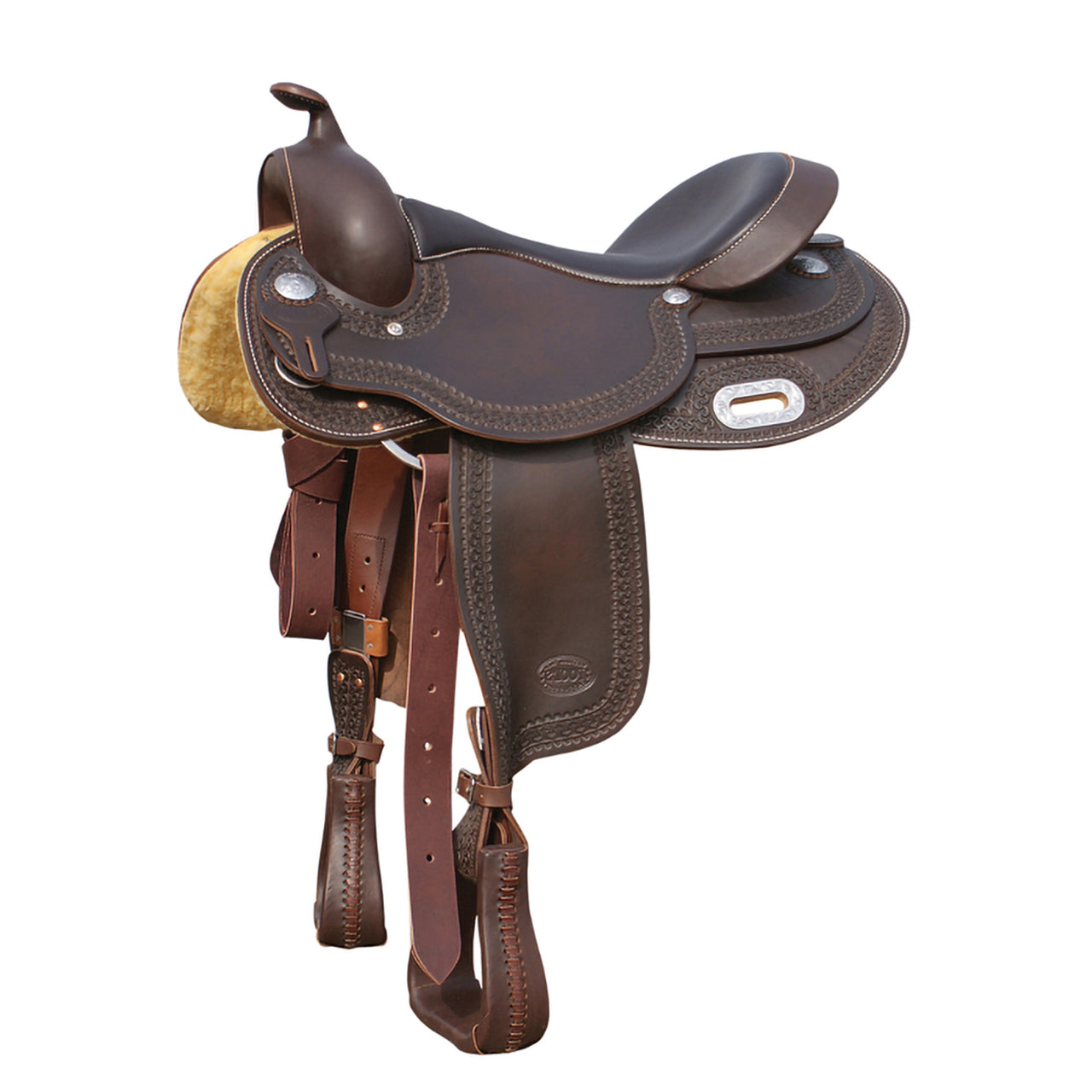 SELLA REINER POOL'S MODELLO ROUND SKIRT 3010 | Selle e Accessori | Selle da Reining | Pool's