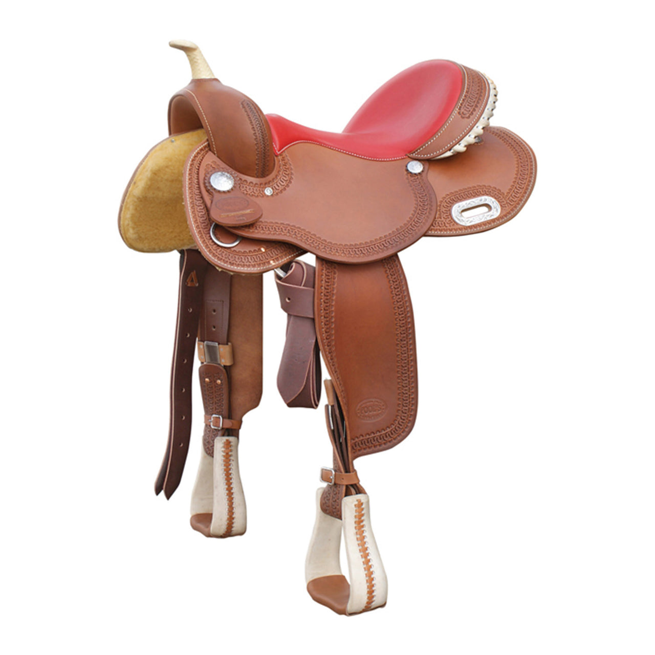 SELLA BARREL POOL'S MODELLO COLOR 5020 RED SEAT | Selle e Accessori | Selle Barrel | Pool's