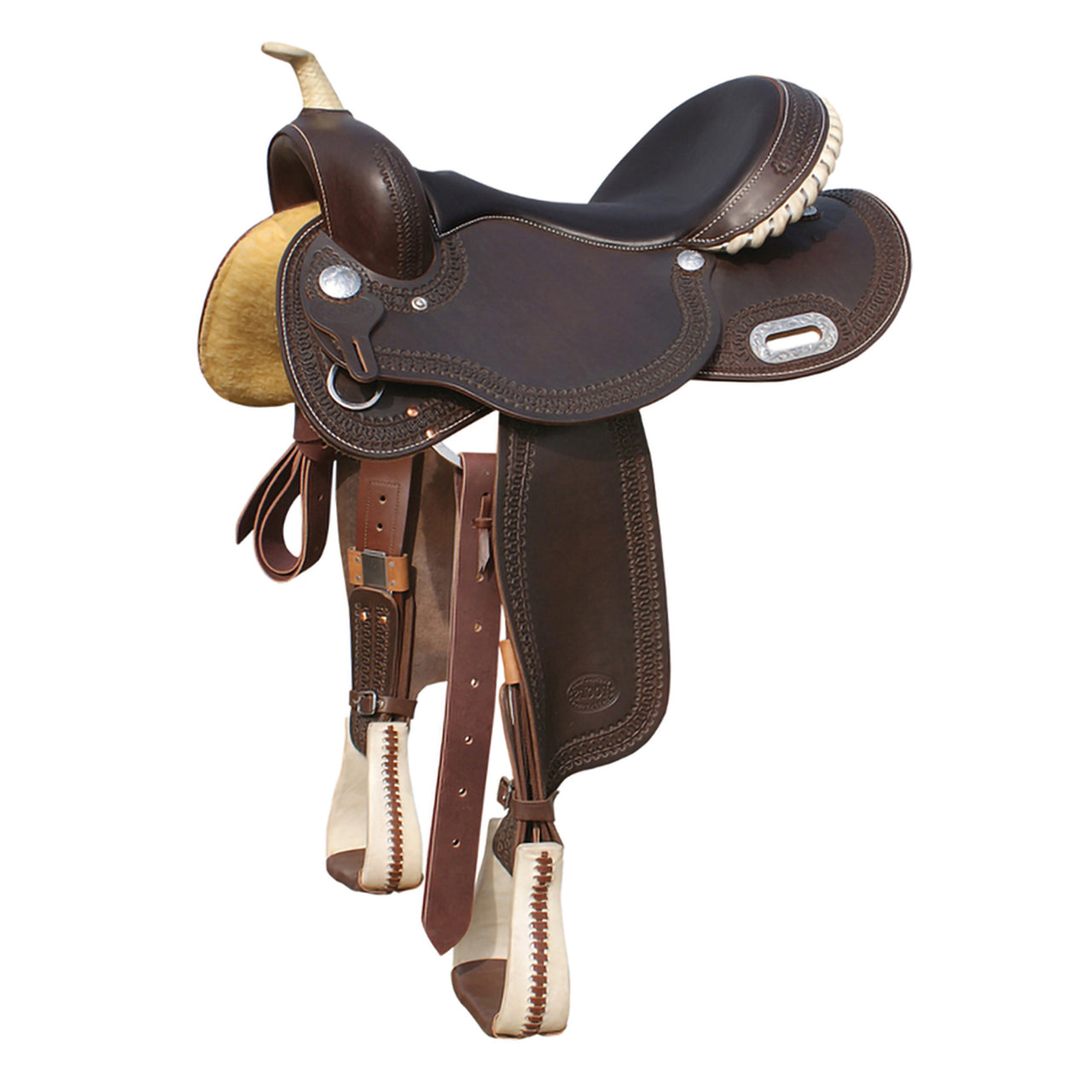 SELLA BARREL POOL'S MODELLO COLOR 5020 BROWN SEAT | Selle e Accessori | Selle Barrel | Pool's
