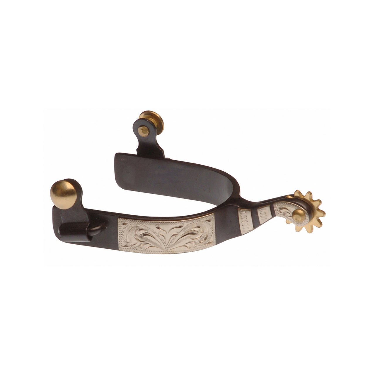 SPERONI WESTERN NERO DECORAZIONE INOX | Accessori | Accessori | Lakota