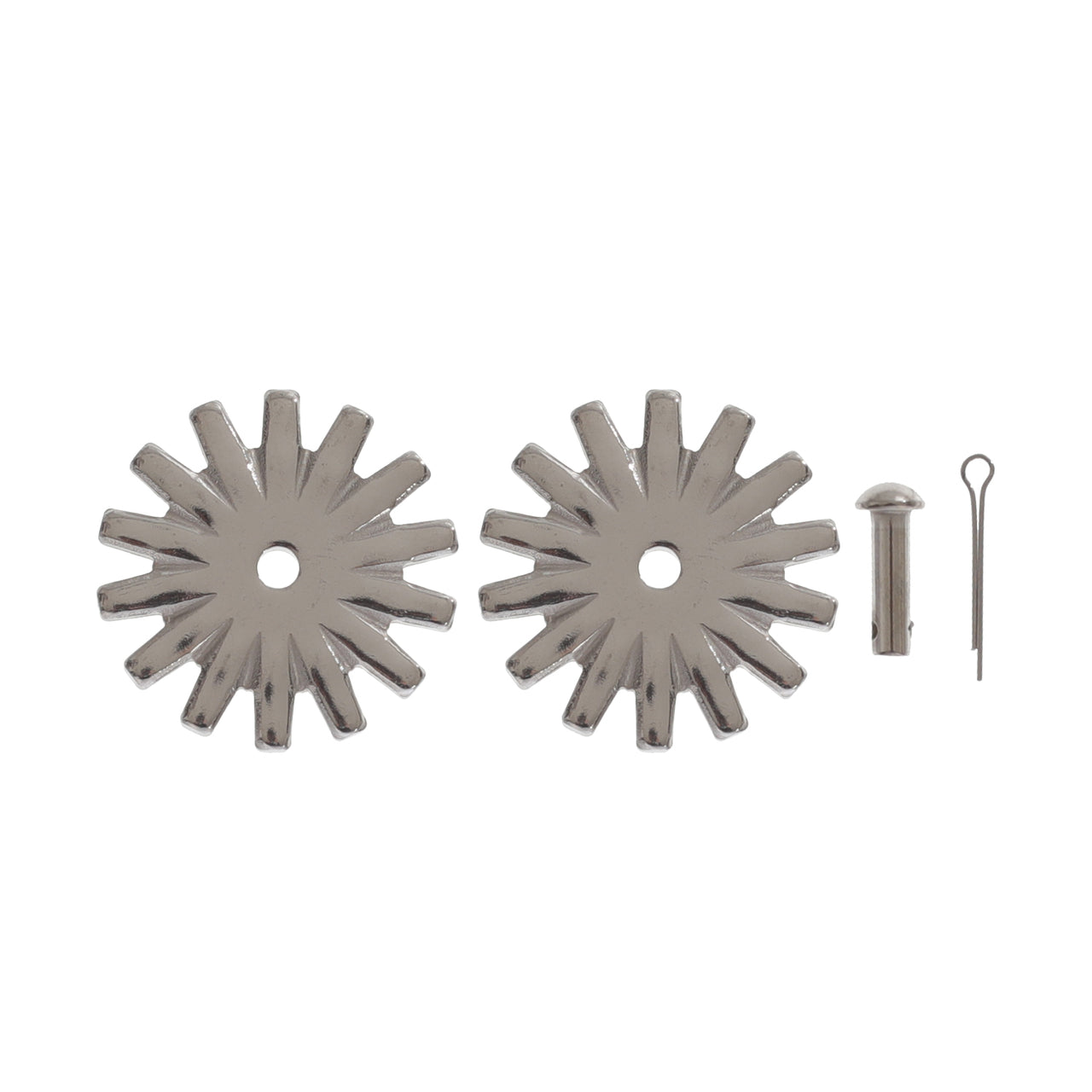 COPPIA ROTELLE SPERONI C/RIVETTI 303B | Accessori | Accessori | Pool's