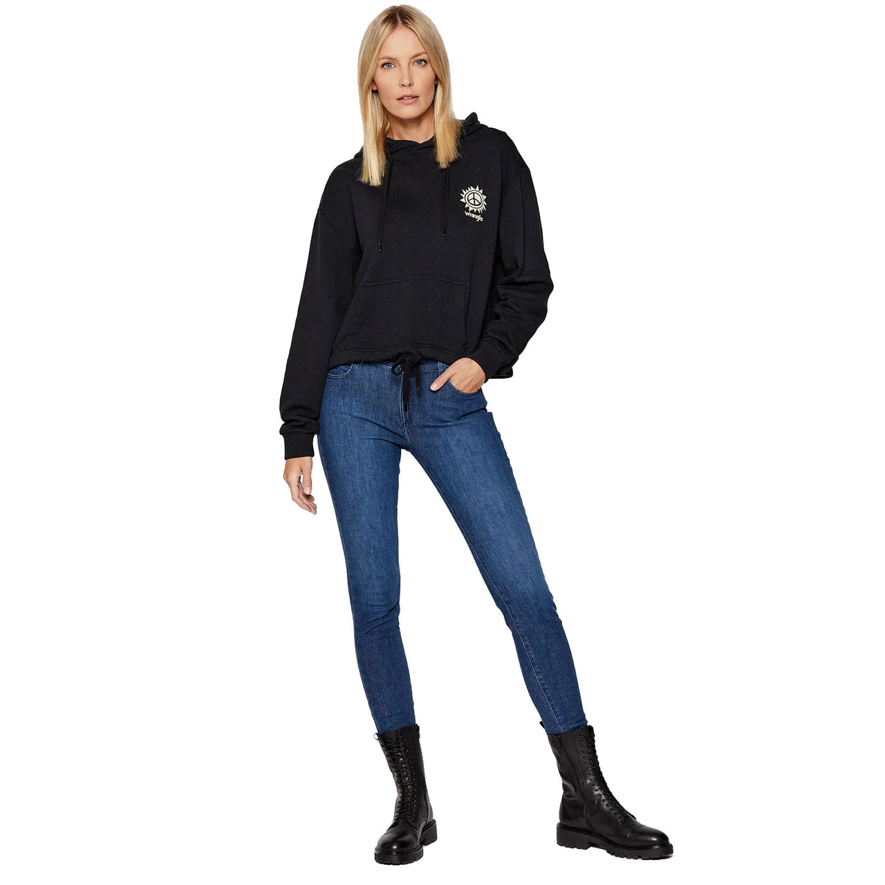 JEANS DONNA SKINNY AUTHENTIC BLUE ELASTICIZZATO | Abbigliamento | Pantaloni | Wrangler