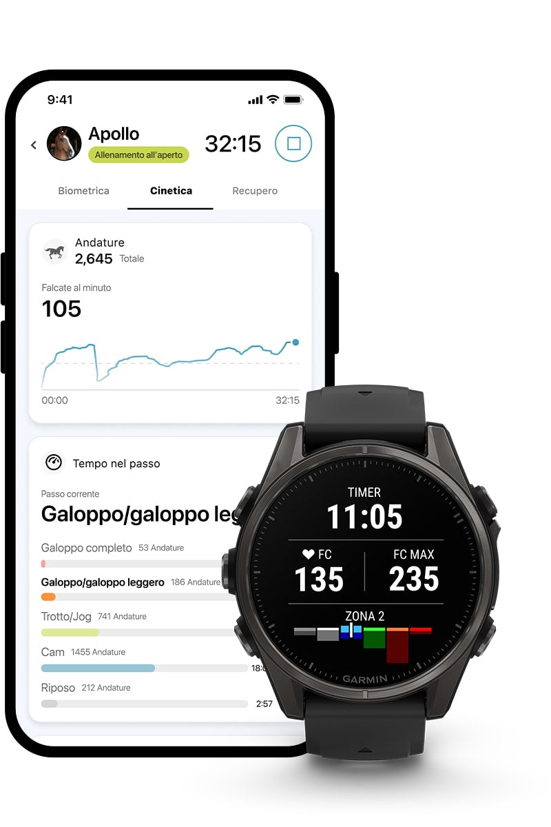 GARMIN - Garmin Blaze - Sistema wellness per cavalli