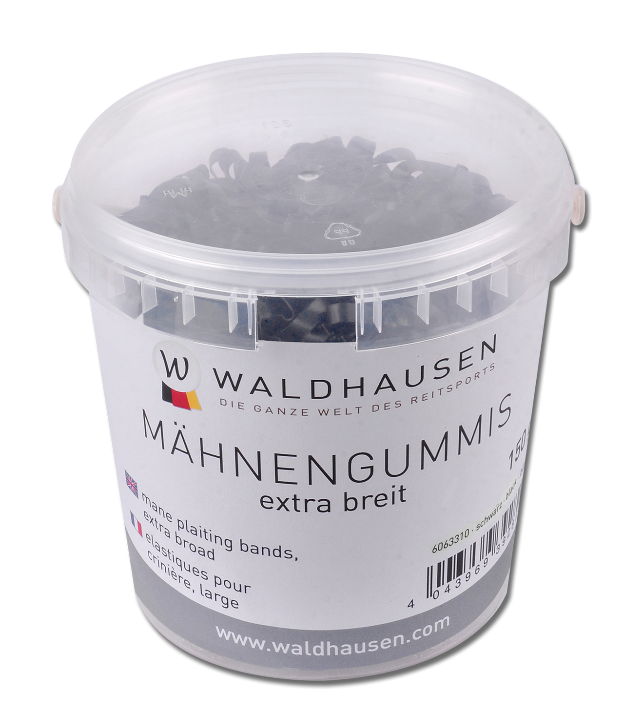 WALDHAUSEN - Elastici per criniera in gomma extra larghi, nel secchio