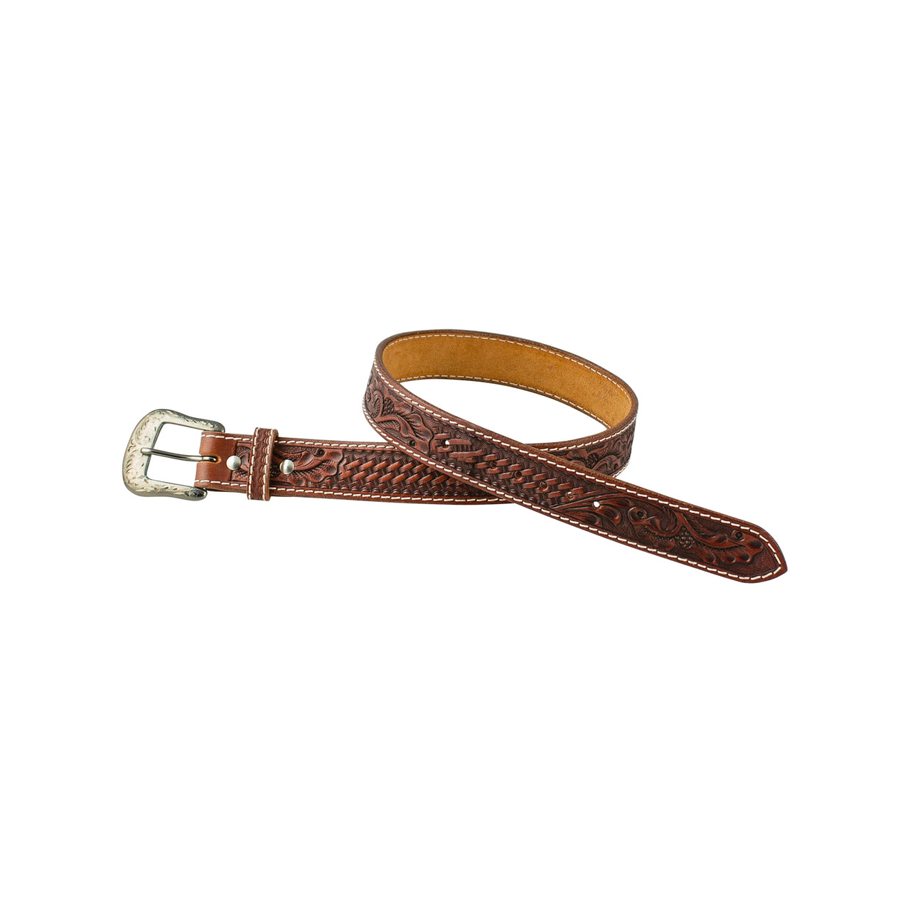 CINTURA WESTERN POOL'S IN CUOIO CON LAVORAZIONE MIX | Accessori | Accessori | Pool's