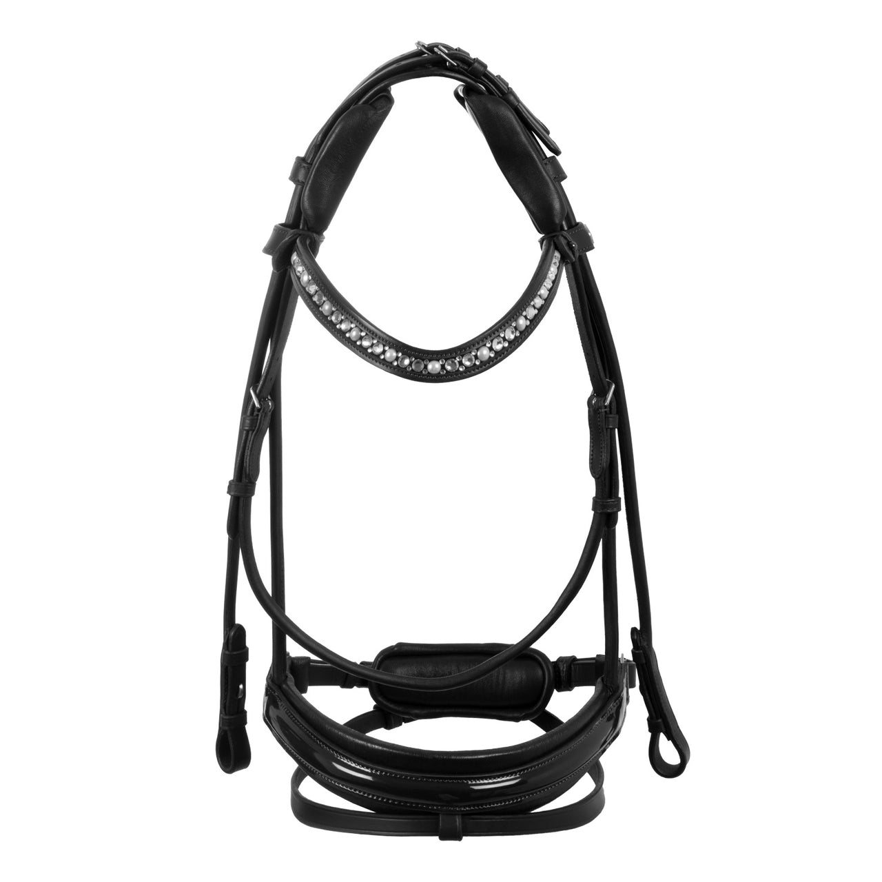 Testiera Damigella pelle vitello | Briglie e Accessori | Corone | Acavallo
