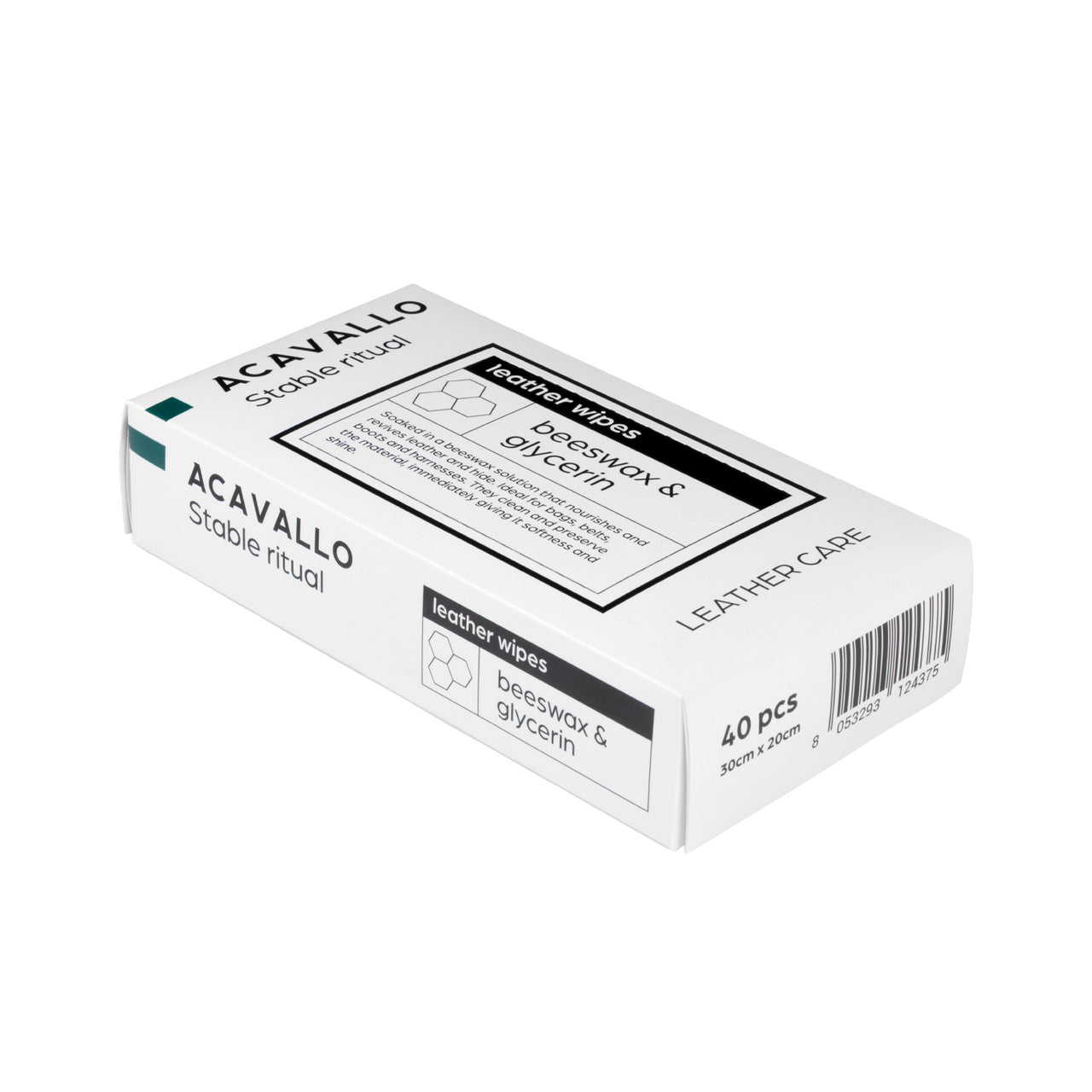 Salviette cuoio alla cera d’api 40 pz. | Prodotti manutenzione | Cura del Cuoio | Acavallo