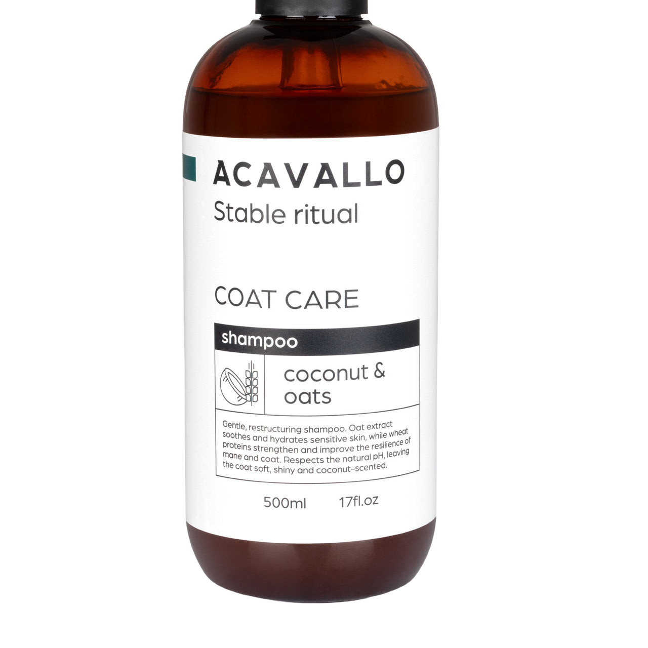 Shampoo cocco e avena effetto seta 500 ml | Accessori Groom | Shampoo per Cavalli | Acavallo