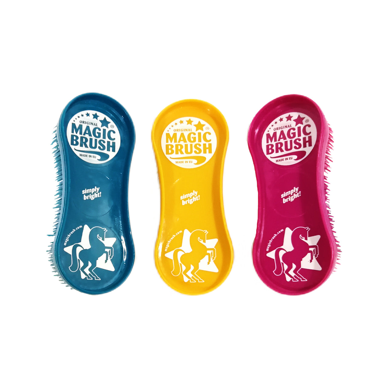 STRIGLIA MAGIC BRUSH 3 PZ | Accessori Groom | Striglie | Umbria Equitazione