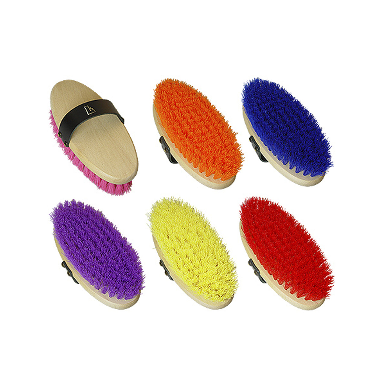 SPAZZOLA LEISTNER SETOLE SINTETICHE COLORI VARI | Cura del Cavallo | Pettini e Spazzole | Leistner