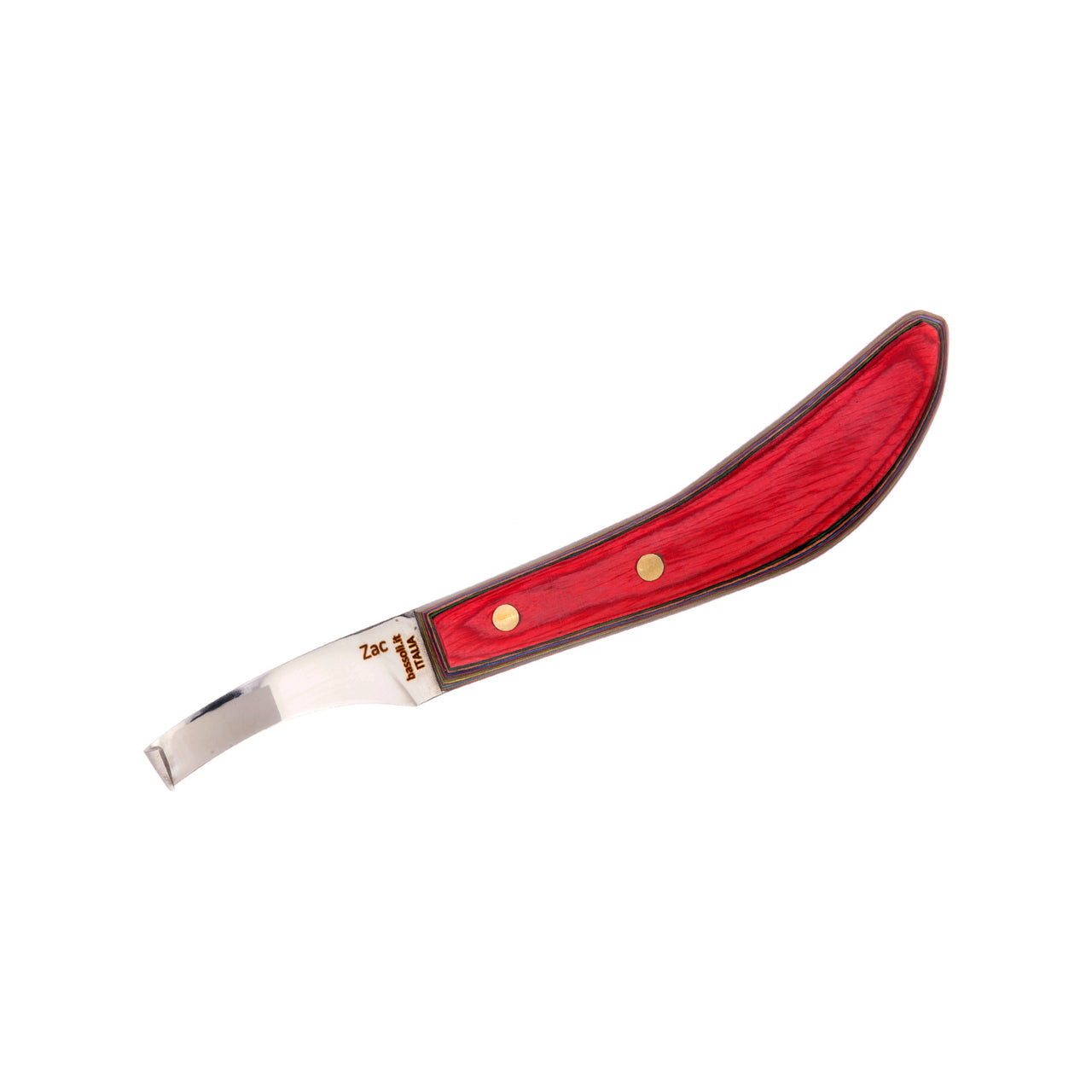 COLTELLO ZAC CON LAMA CURVA DESTRA | Mascalcia | Strumenti mascalcia | Bassoli