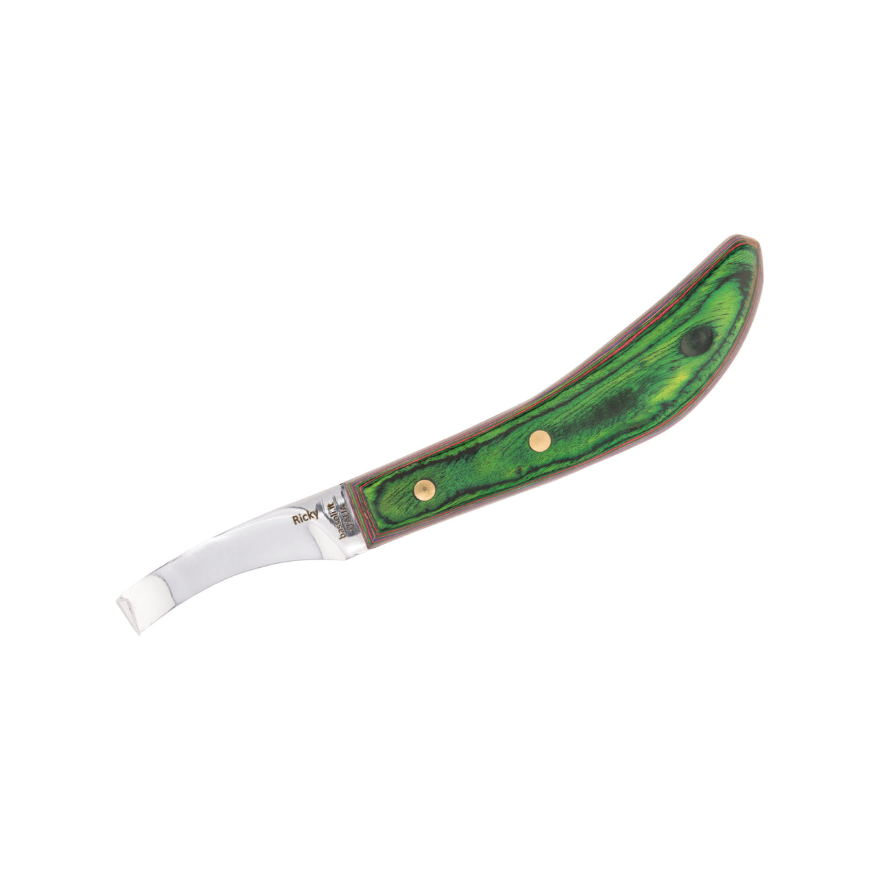 COLTELLO RICKY CON LAMA DRITTA DESTRA BASSOLI | Mascalcia | Strumenti mascalcia | Bassoli