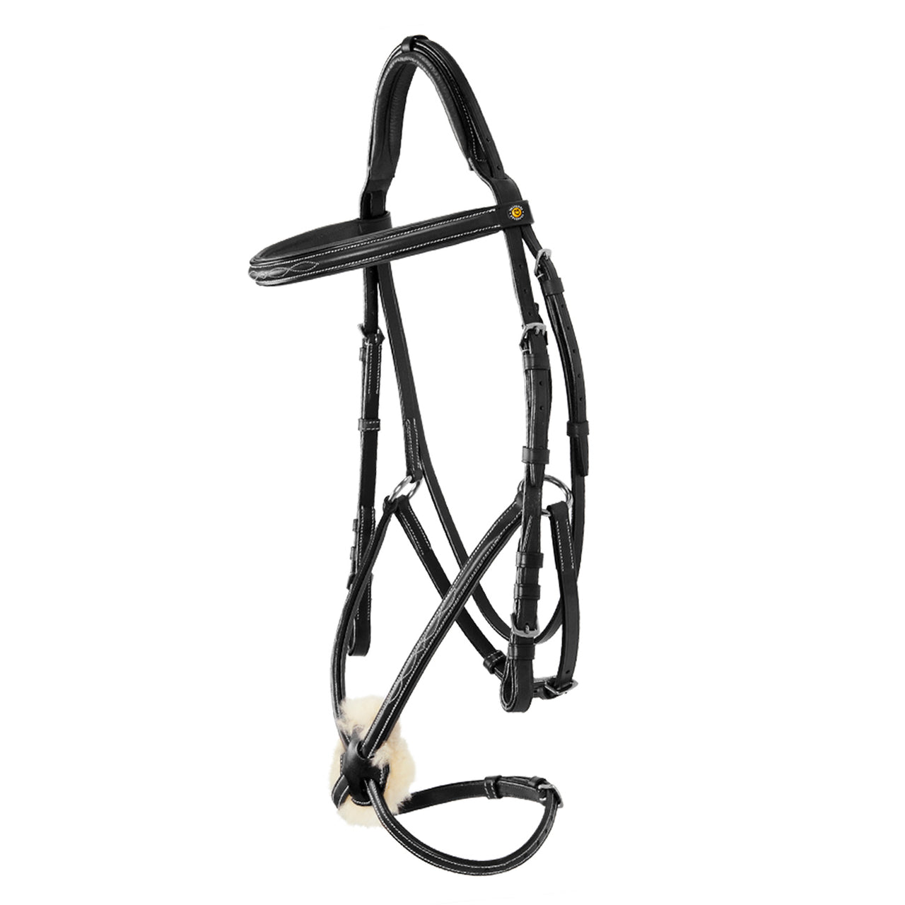 Testiera con capezzina messicana e montone sintetico | Briglie e Accessori | Corone | Equestro