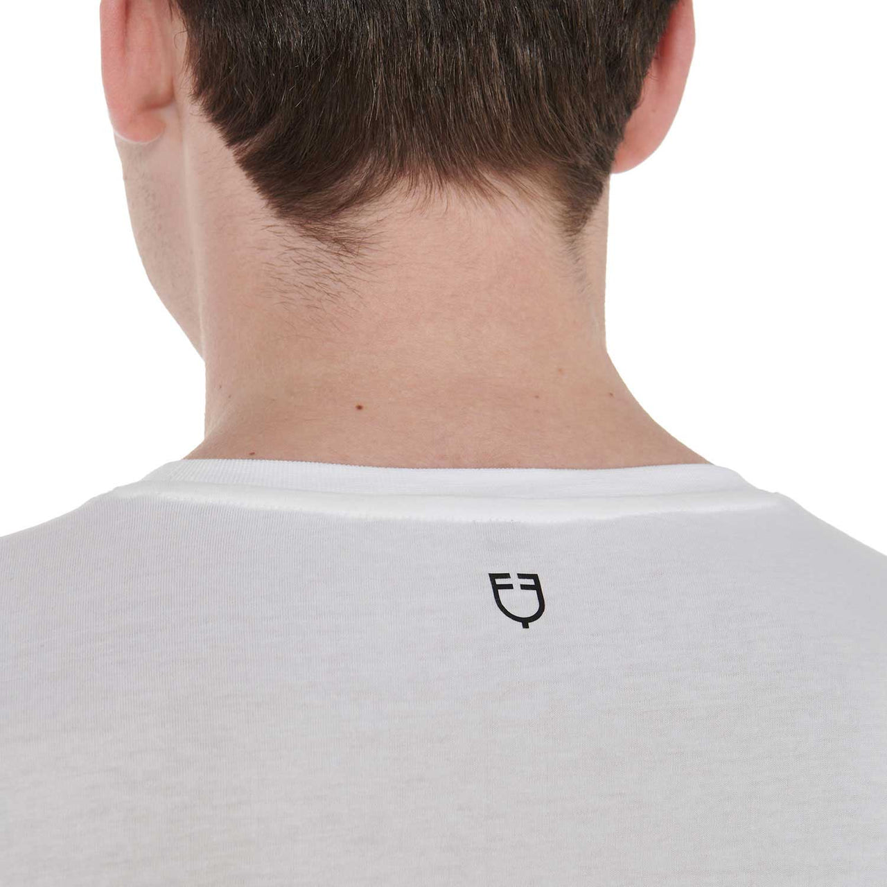 T-shirt uomo slim fit con scritta Equestro | Abbigliamento | T-Shirt | Equestro
