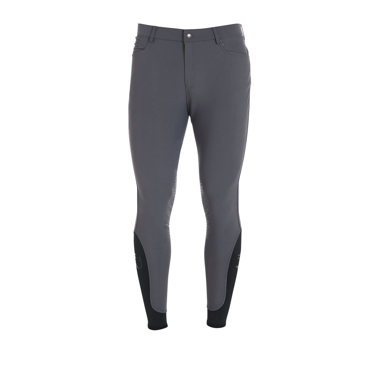 Pantaloni uomo slim fit grip con logo Equestro | Abbigliamento | Pantaloni da Equitazione | Equestro