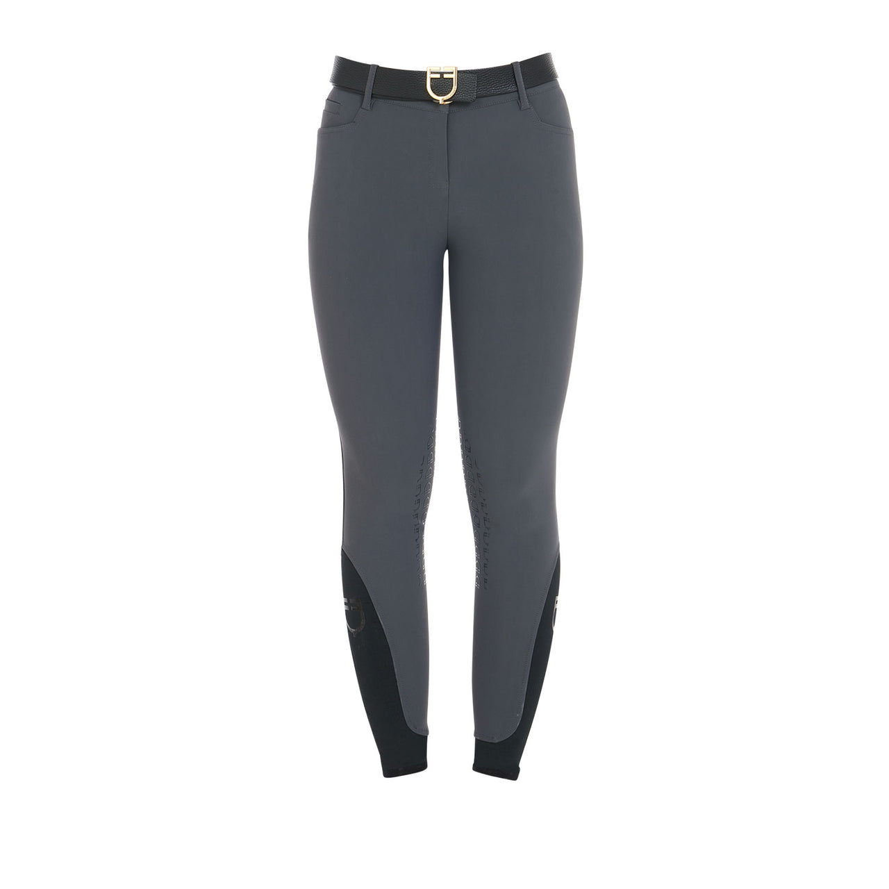 Pantaloni donna slim fit grip con logo Equestro | Abbigliamento | Pantaloni da Equitazione | Equestro