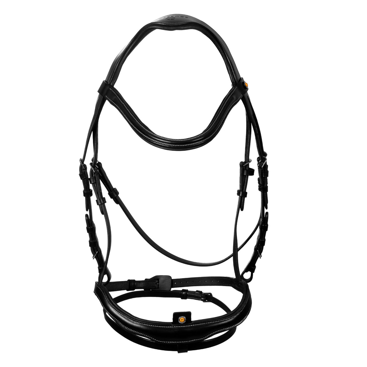 Testiera anatomica con nasalina curva | Briglie e Accessori | Corone | Equestro