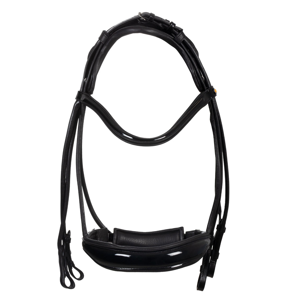 Briglia da dressage in cuoio con sovracapo anatomico | Briglie e Accessori | Brigliei | Equestro