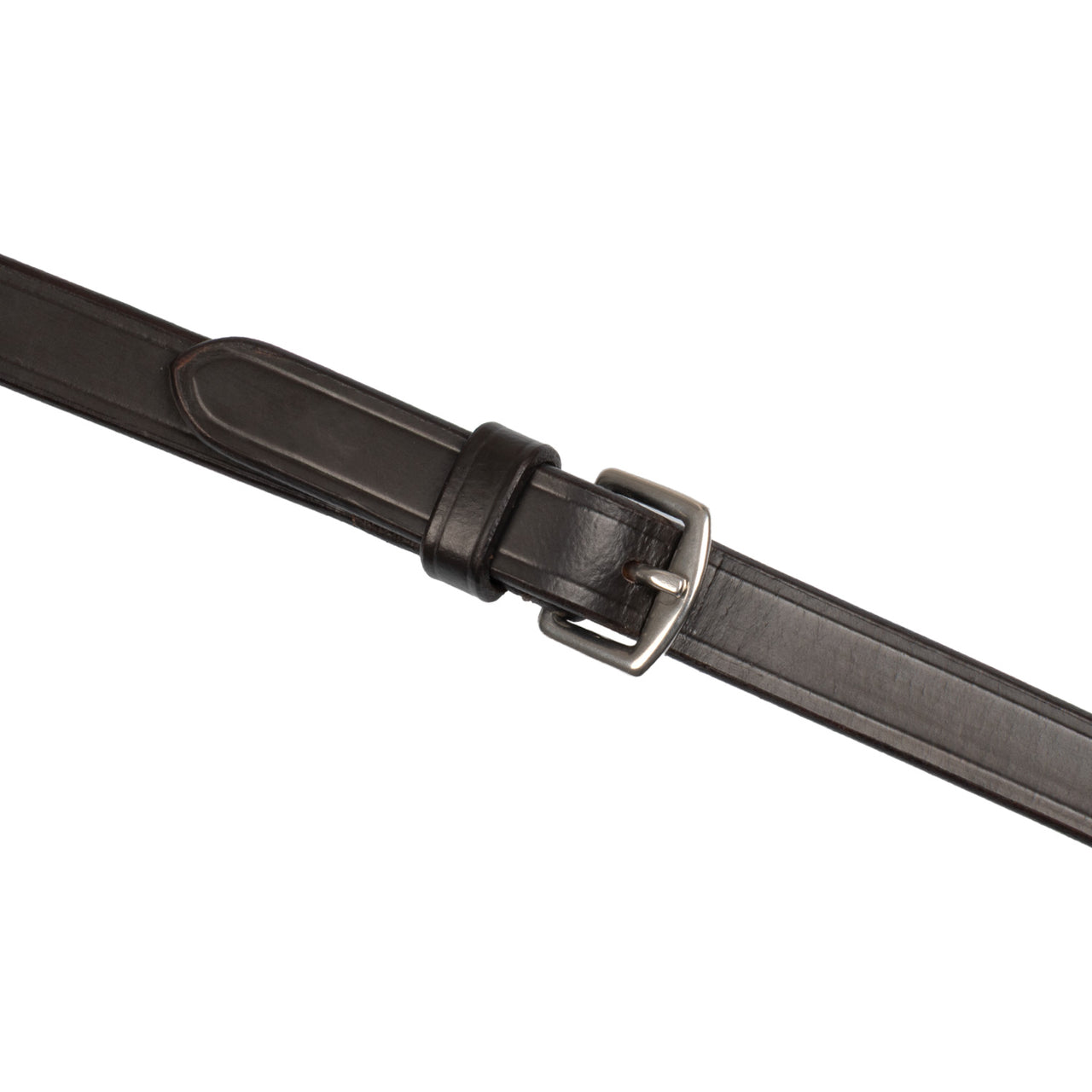Redini inglese in cuoio con maniglie e fibbie in acciaio inox | Briglie e Accessori | Redini | Equestro