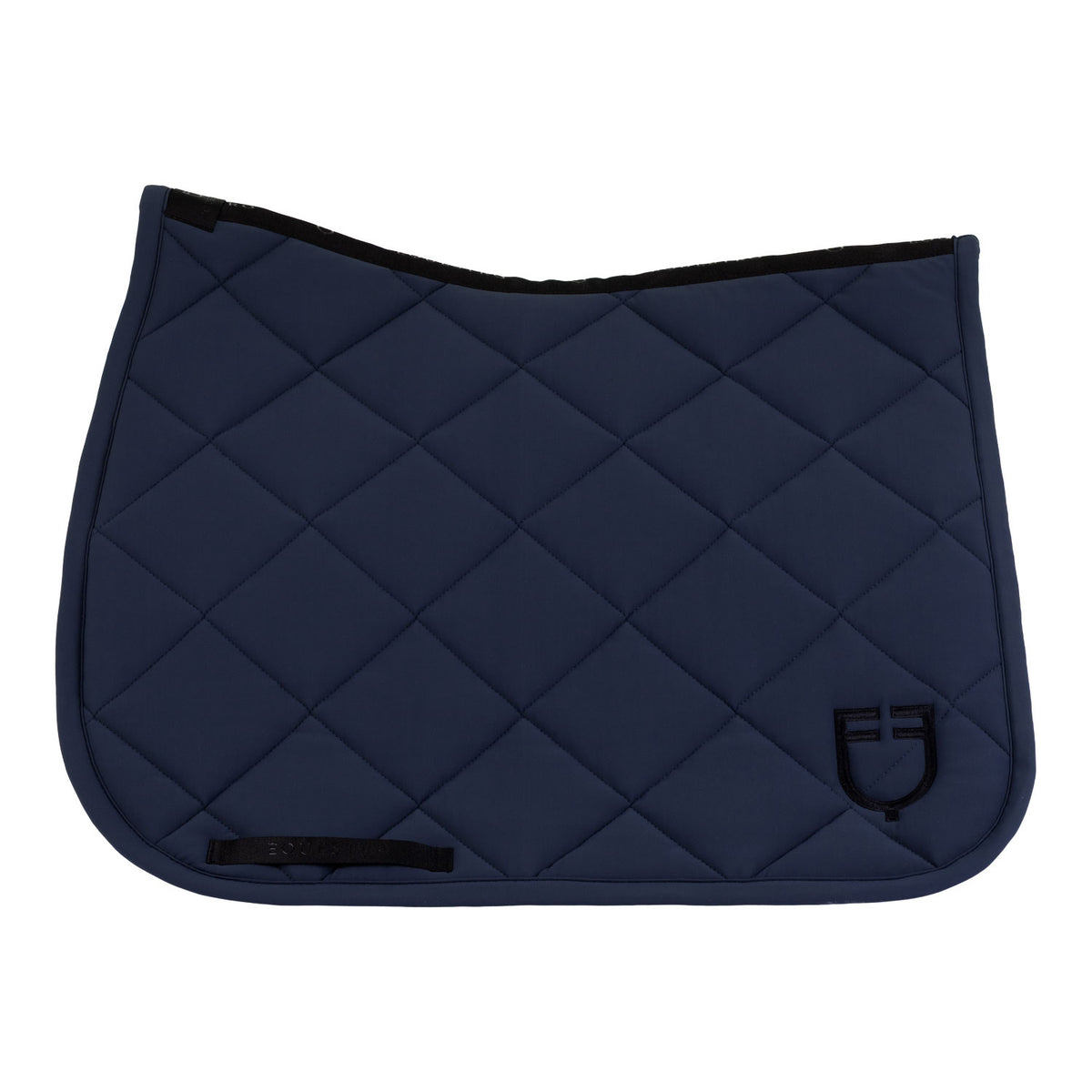 Sottosella da dressage con trapuntatura a rombi e logo ricamato | Sottosella e Accessori | Sottosella Dressage | Equestro