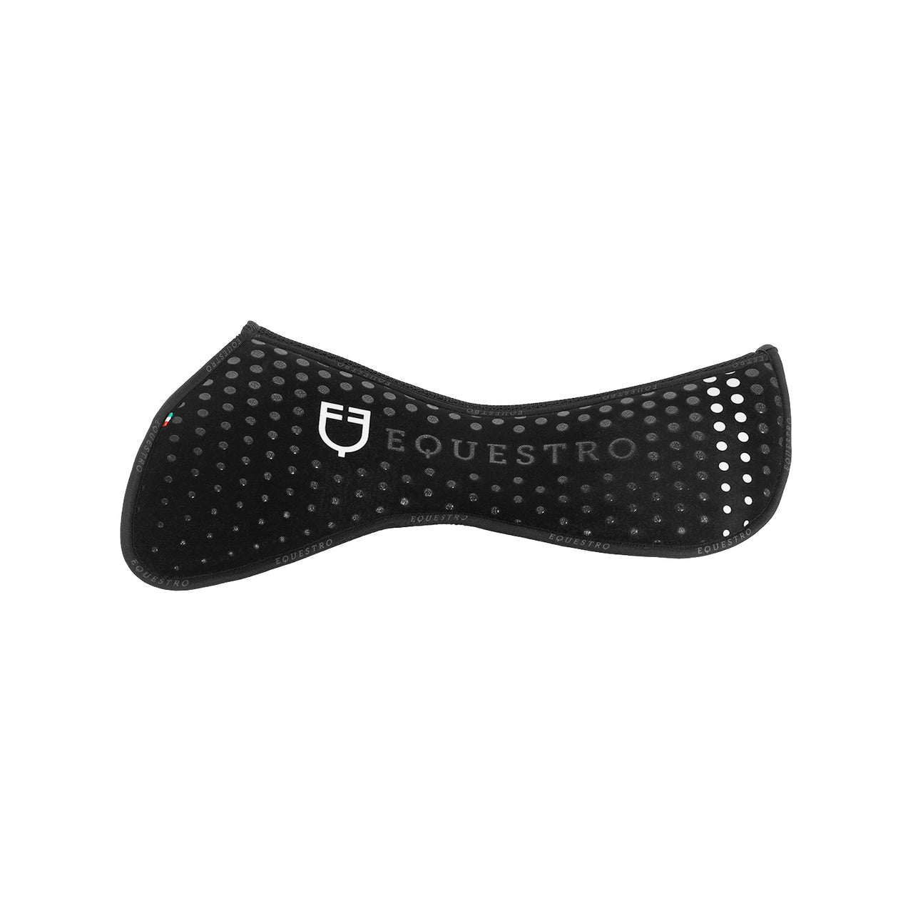 Compensatore sella in memory foam con grip in silicone e logo | Sottosella e Accessori | Sottosella in Pelle di Agnello | Equestro