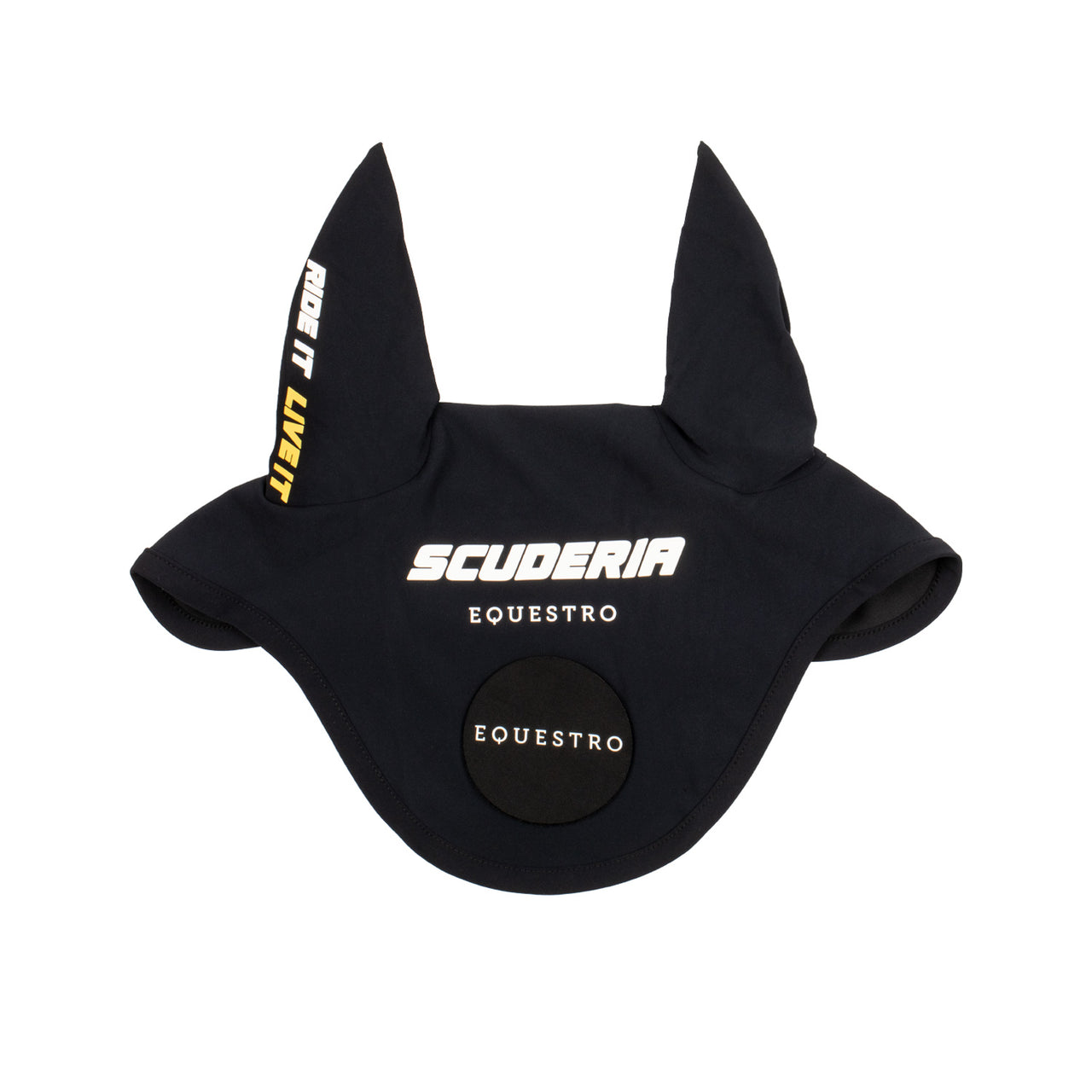 Cuffietta tessuto tecnico con patch Scuderia Equestro | Sottosella e Accessori | Veli Antimosche | Equestro