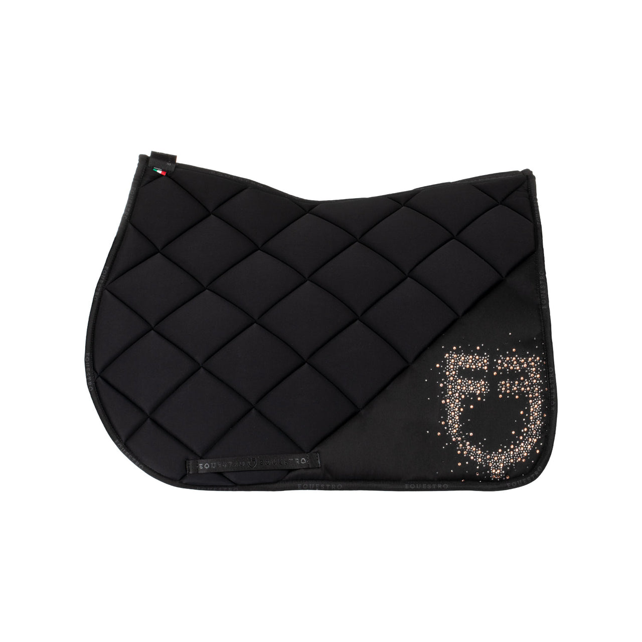 Sottosella da salto in tessuto tecnico con logo in strass | Sottosella e Accessori | Sottosella Salto | Equestro