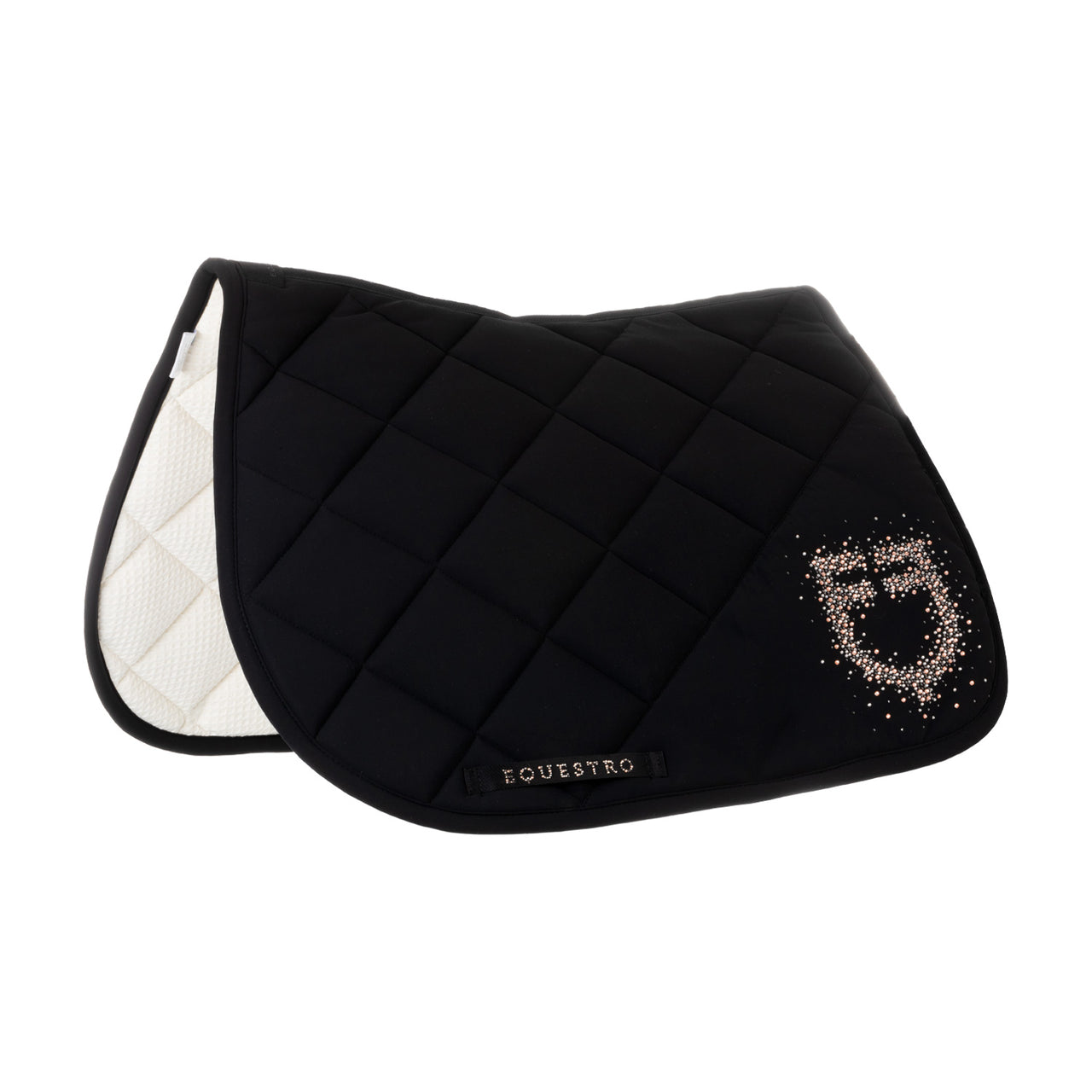 Sottosella da salto in tessuto tecnico con logo in strass | Sottosella e Accessori | Sottosella Salto | Equestro
