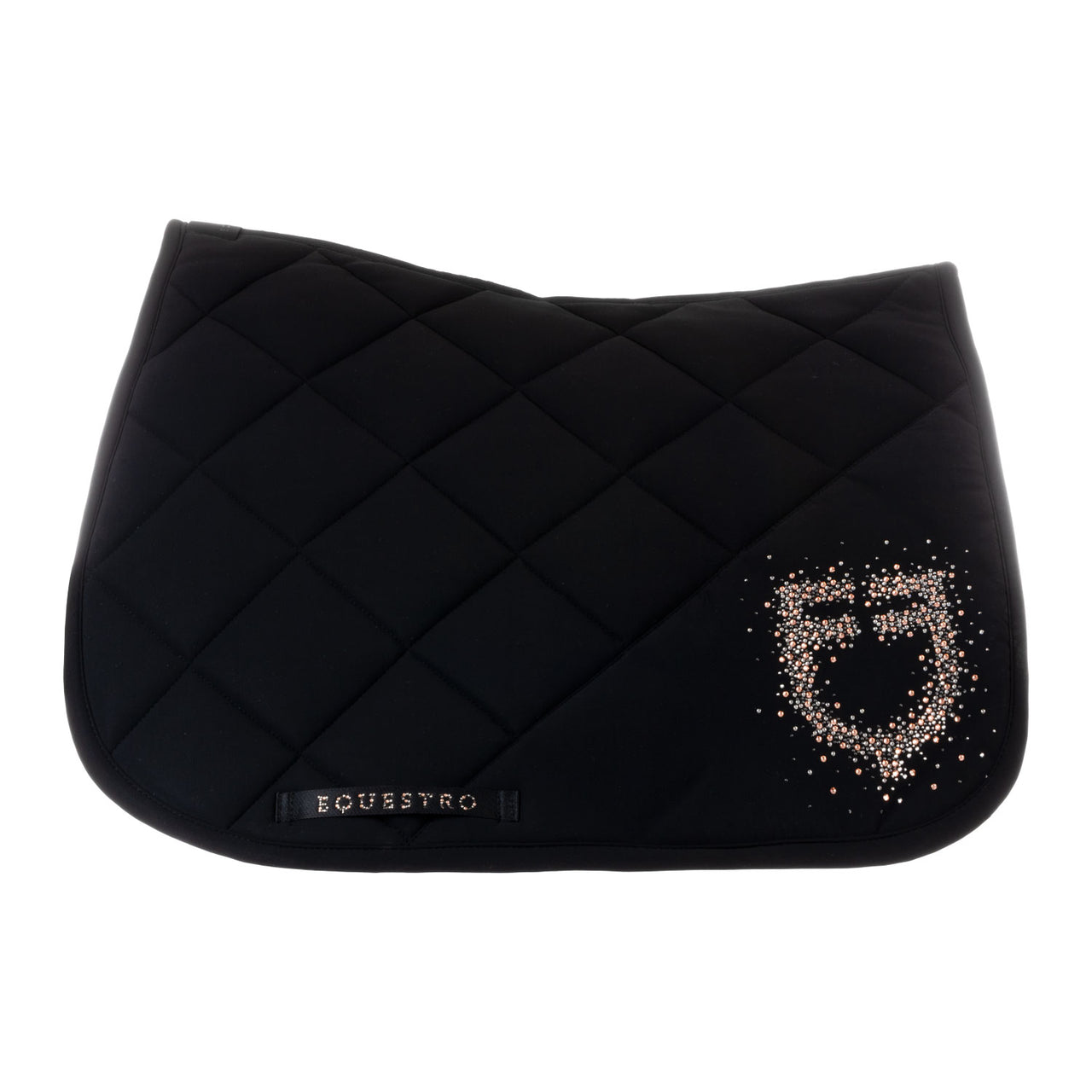 Sottosella da salto in tessuto tecnico con logo in strass | Sottosella e Accessori | Sottosella Salto | Equestro