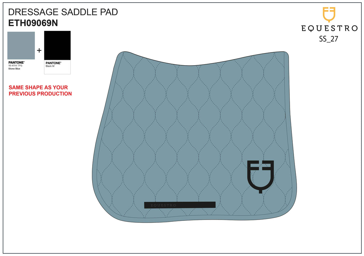 Sottosella da dressage con trapuntatura a cipolla | Sottosella e Accessori | Sottosella Dressage | Equestro