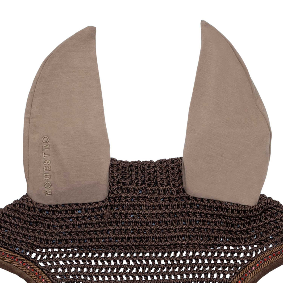Cuffietta con lavorazione crochet e strass | Sottosella e Accessori | Veli Antimosche | Equestro