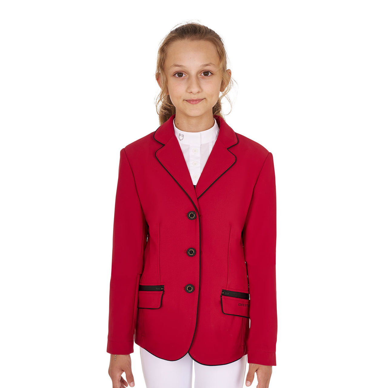 Giacca bambina da concorso in tessuto tecnico | Abbigliamento | Abbigliamento da Competizione | Equestro